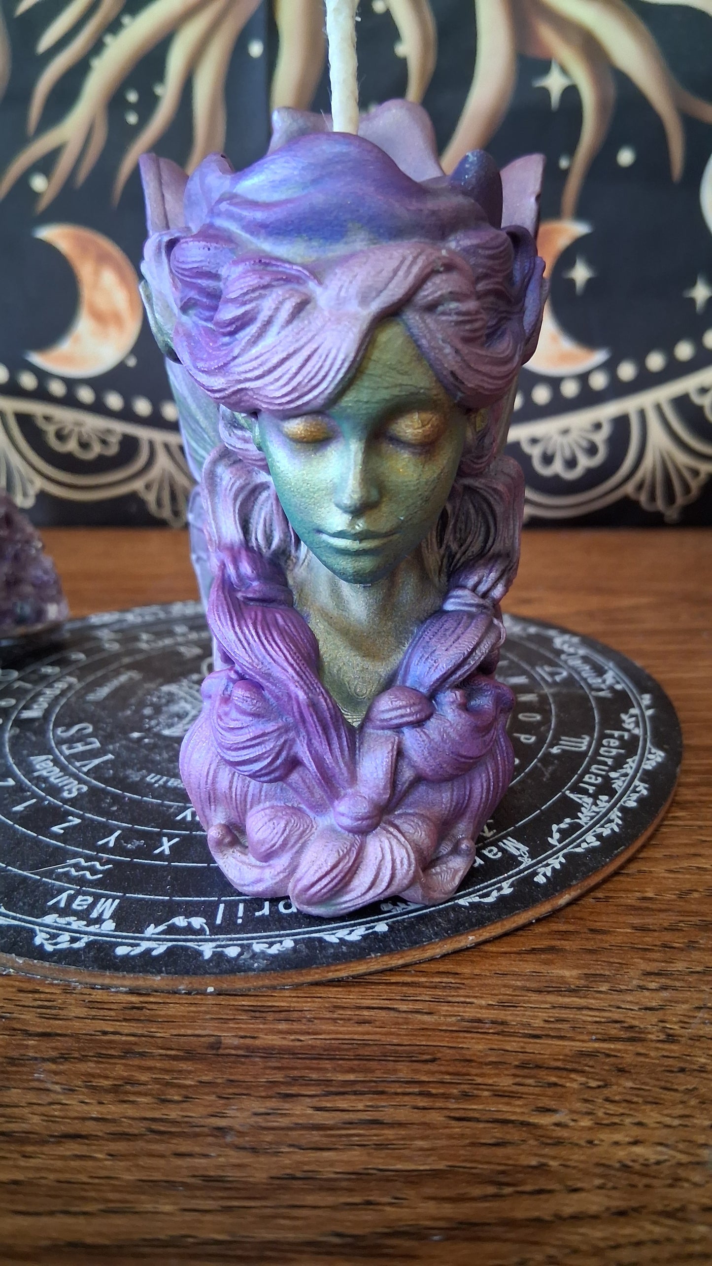 Absinthe Fairy Pillar Candle