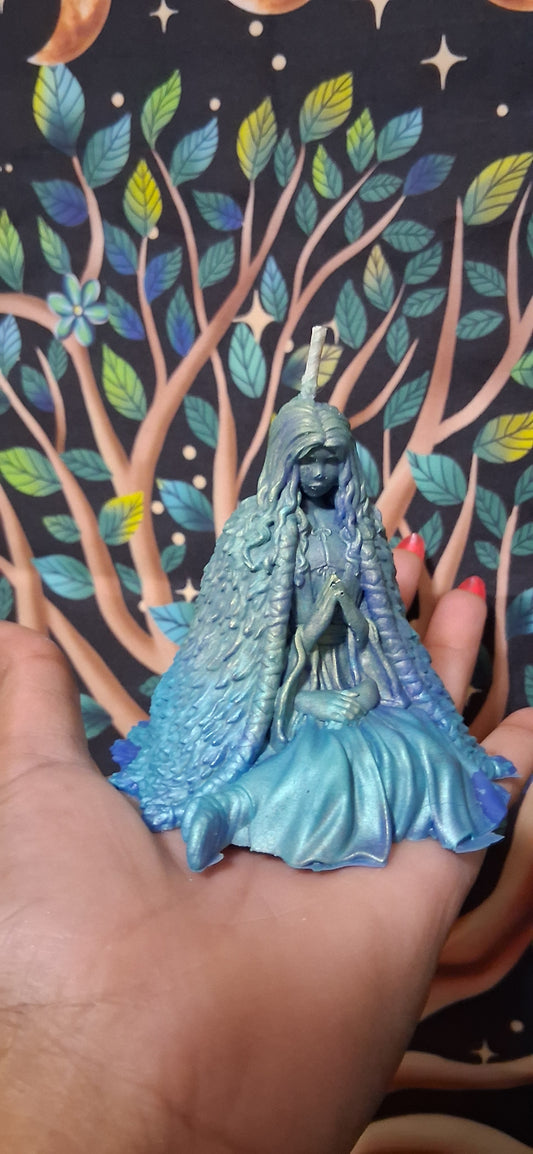 Yemaya's Embrace Praying Goddess Ritual Candle