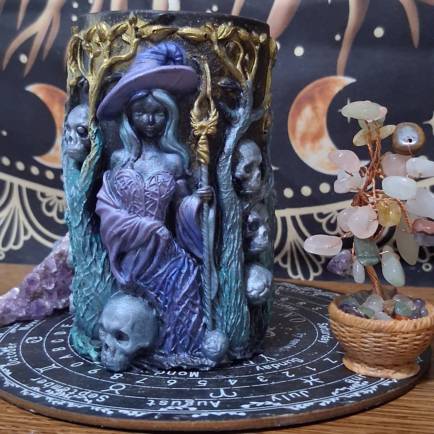 Aphrodite's Cove Witch Pillar Ritual Candle