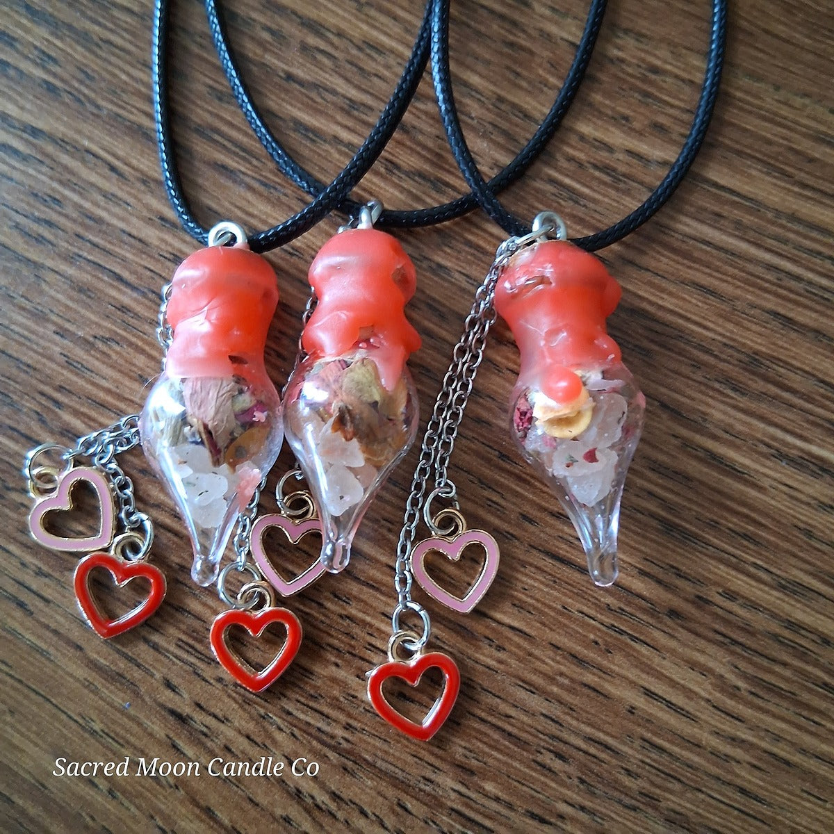 The Lovers Knott Spell Bottle Amulet Necklaces