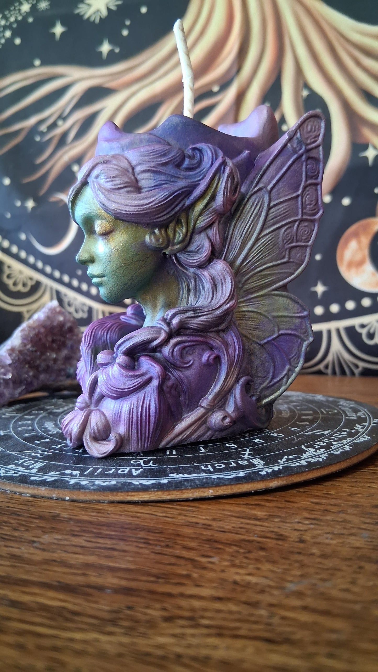 Absinthe Fairy Pillar Candle