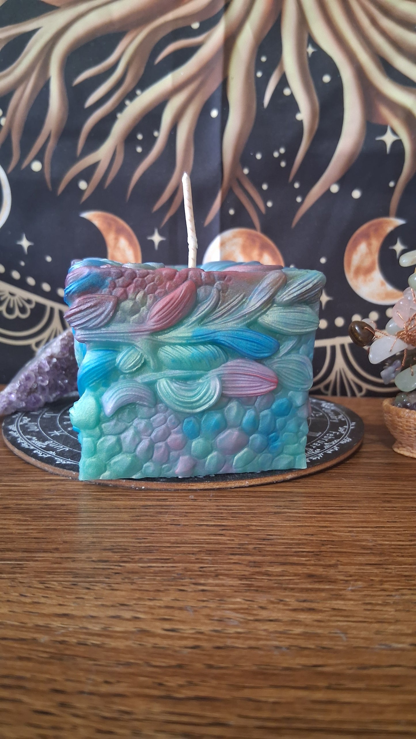 Rainbow Dragon's Gaze Elixir Pillar Candle