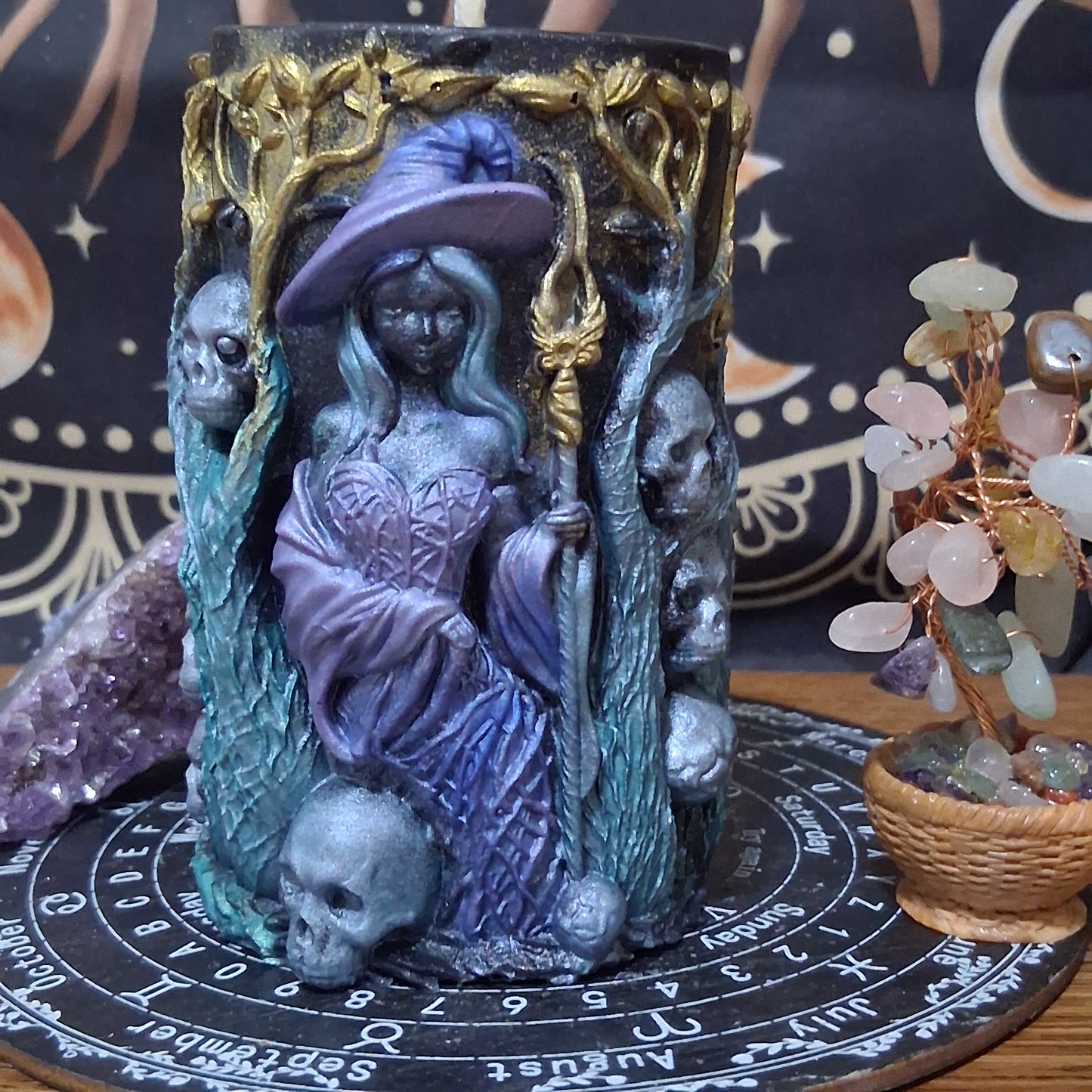 Aphrodite's Cove Witch Pillar Ritual Candle