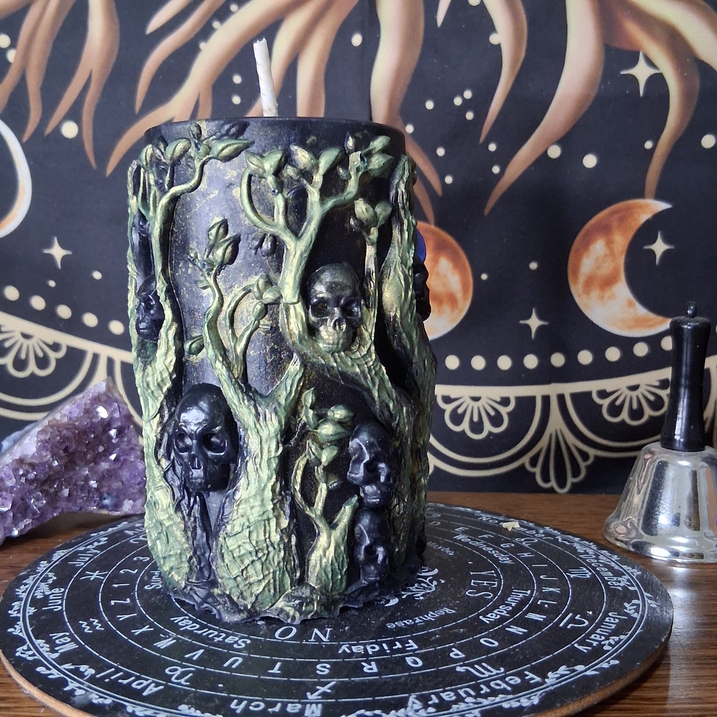 Artemis Goddess of the Hunt Ritual Witch Pillar Candle