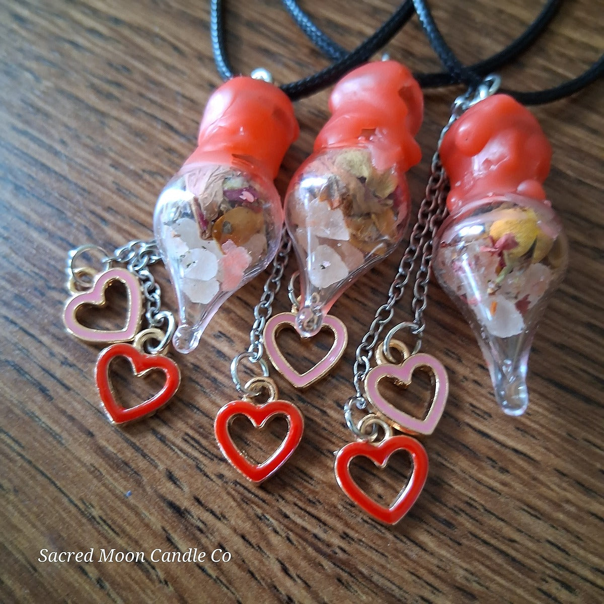 The Lovers Knott Spell Bottle Amulet Necklaces