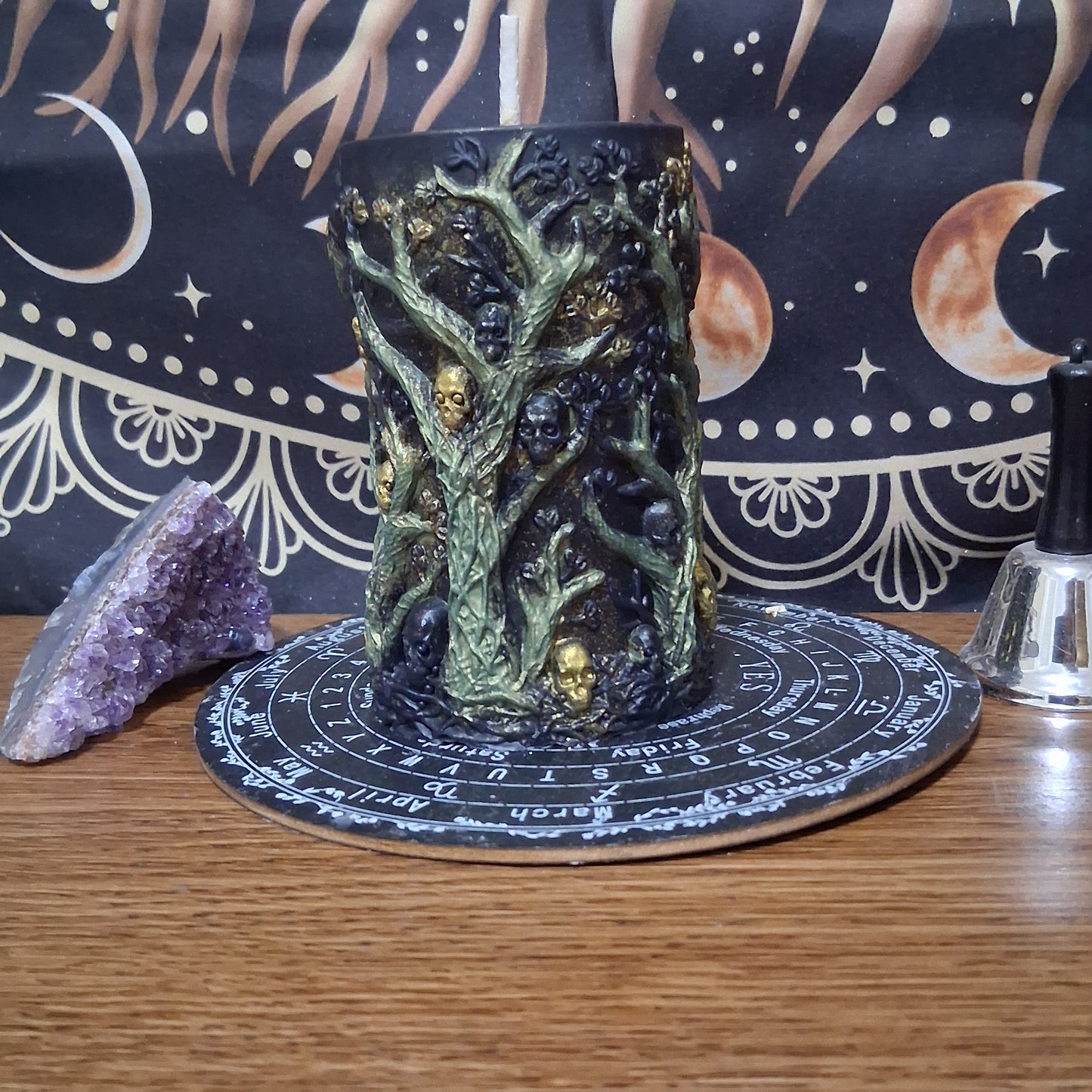 Artemis Goddess of the Hunt Ritual Witch Pillar Candle