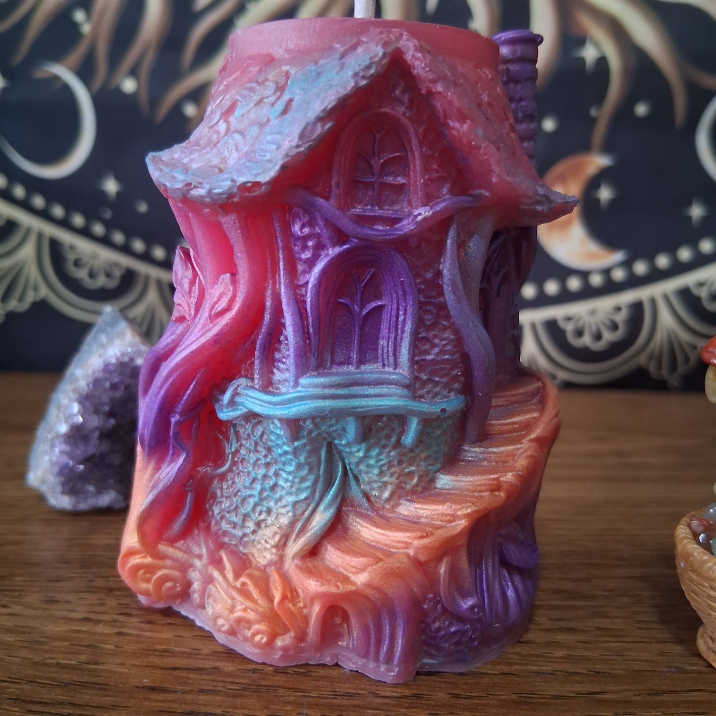 Rainbow Fae's Hidaway Treehouse Candle