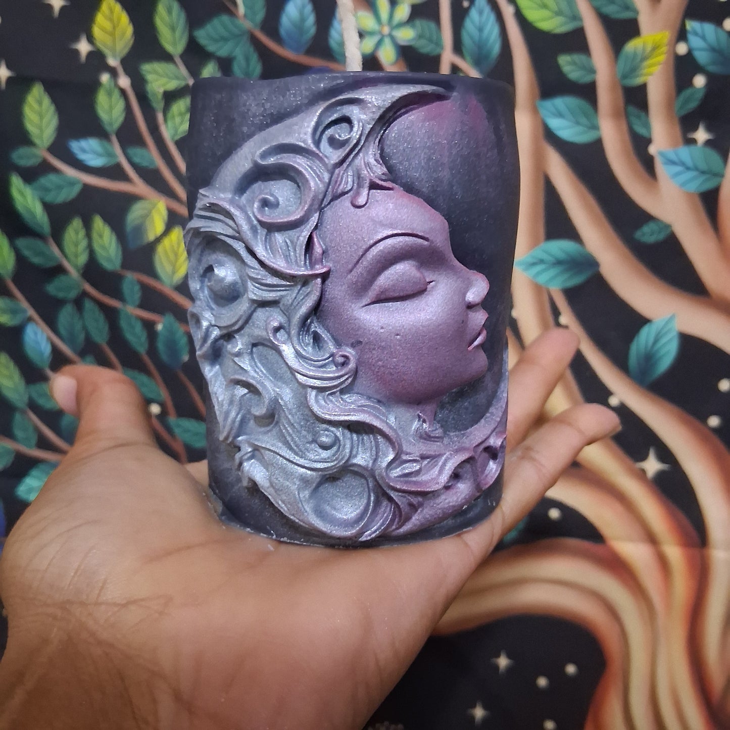 Diana's Light Moon Goddess Fertility Spell Candle