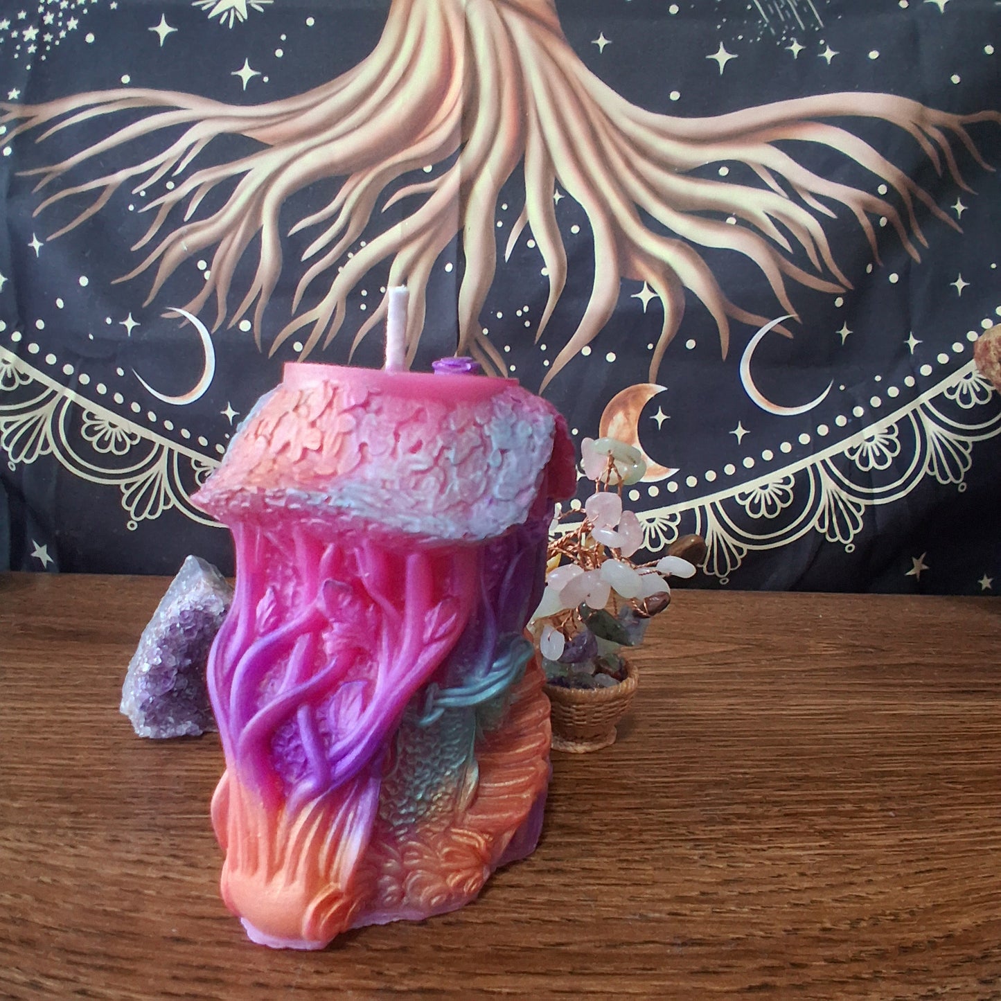 Rainbow Fae's Hidaway Treehouse Candle