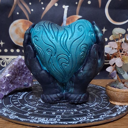 Hera's Sacred Heart Offering Candle