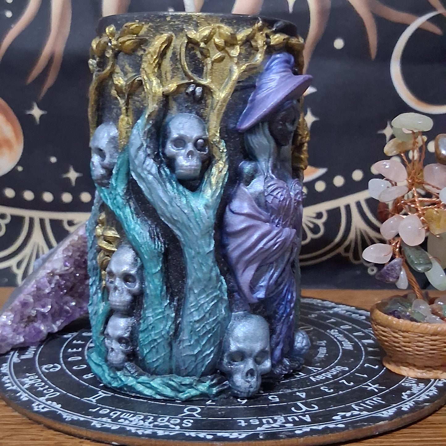 Aphrodite's Cove Witch Pillar Ritual Candle