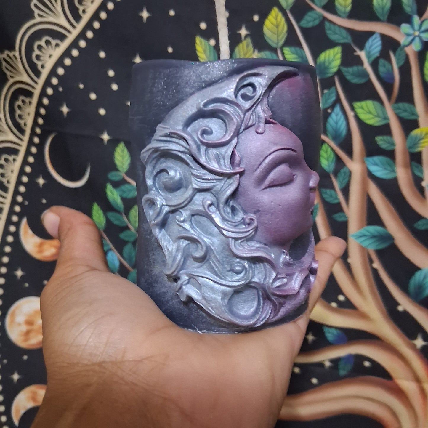 Diana's Light Moon Goddess Fertility Spell Candle