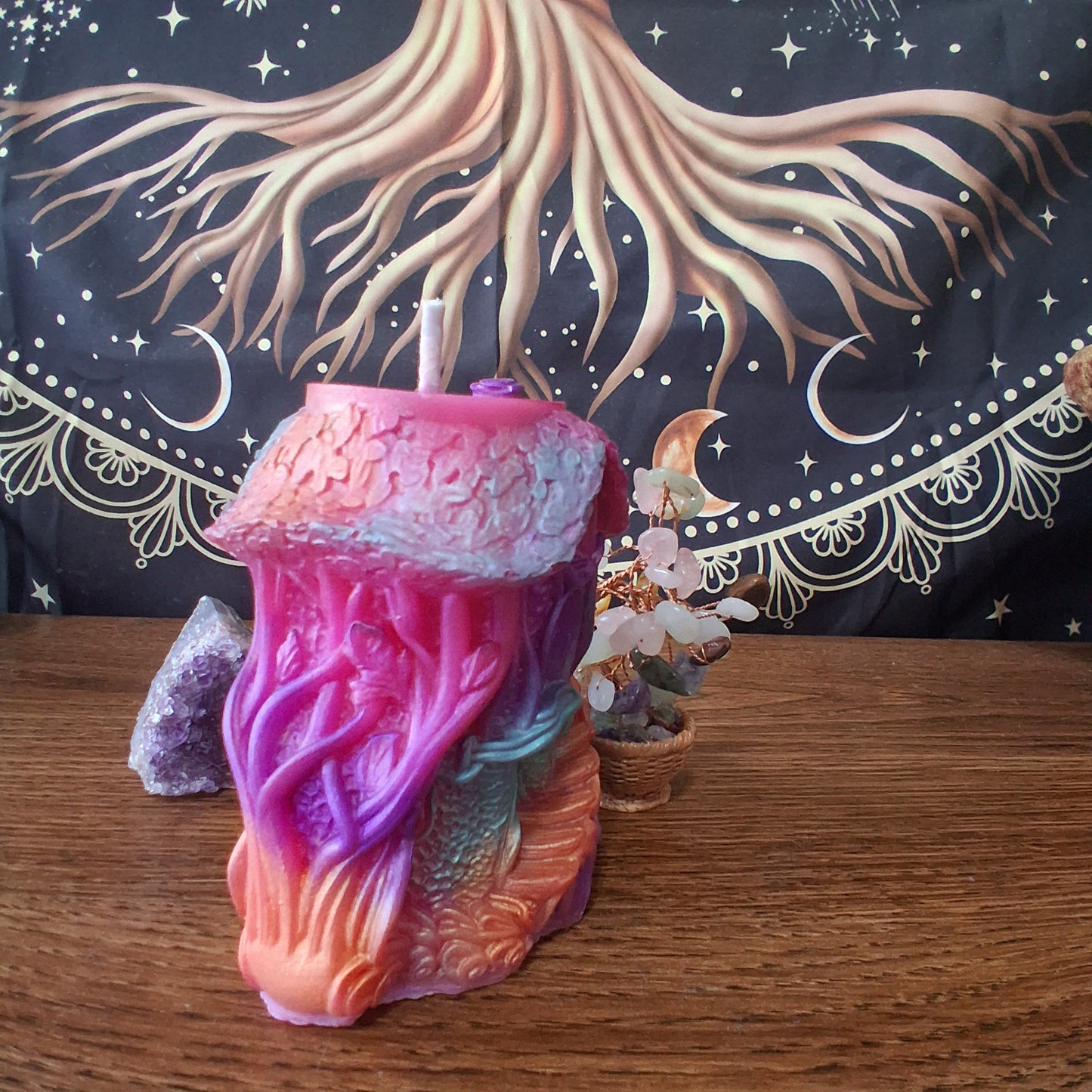 Rainbow Fae's Hidaway Treehouse Candle