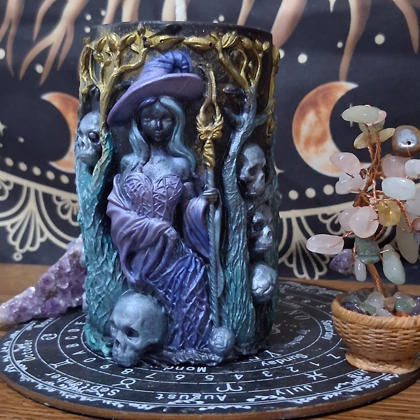 Aphrodite's Cove Witch Pillar Ritual Candle