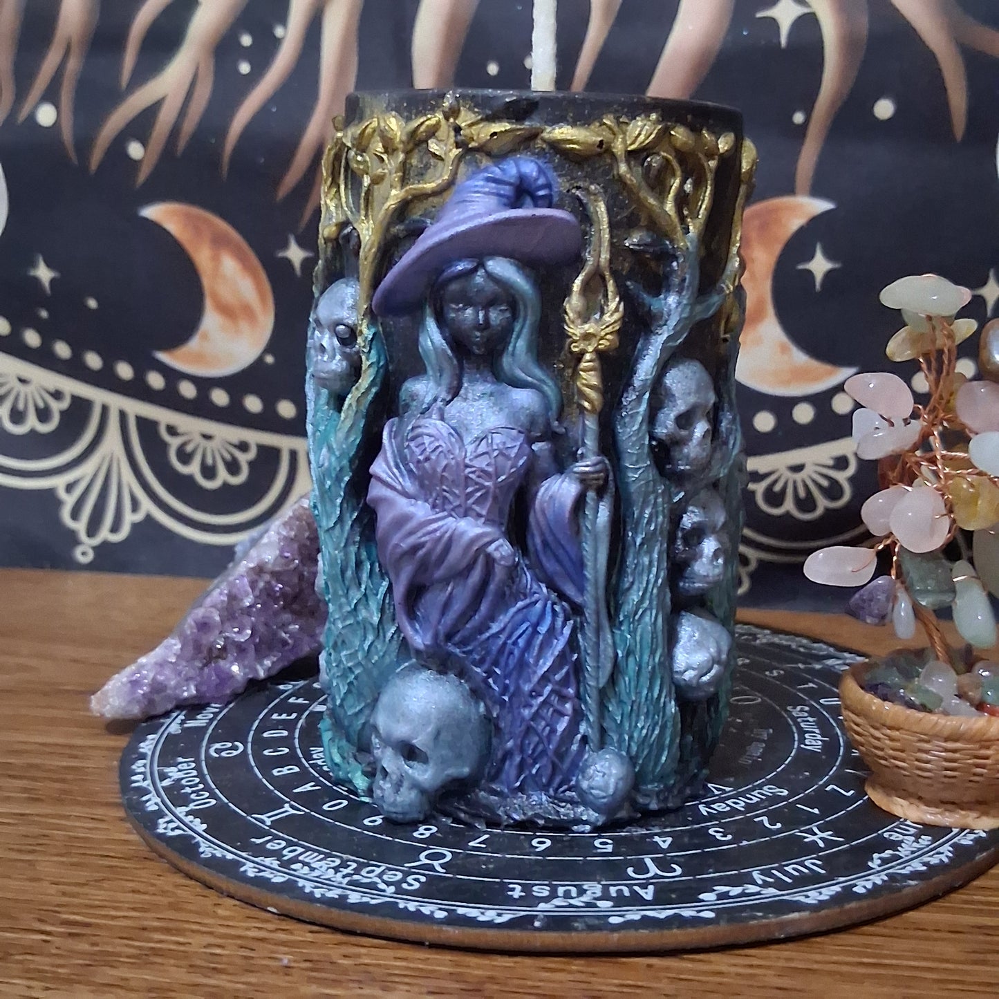 Aphrodite's Cove Witch Pillar Ritual Candle