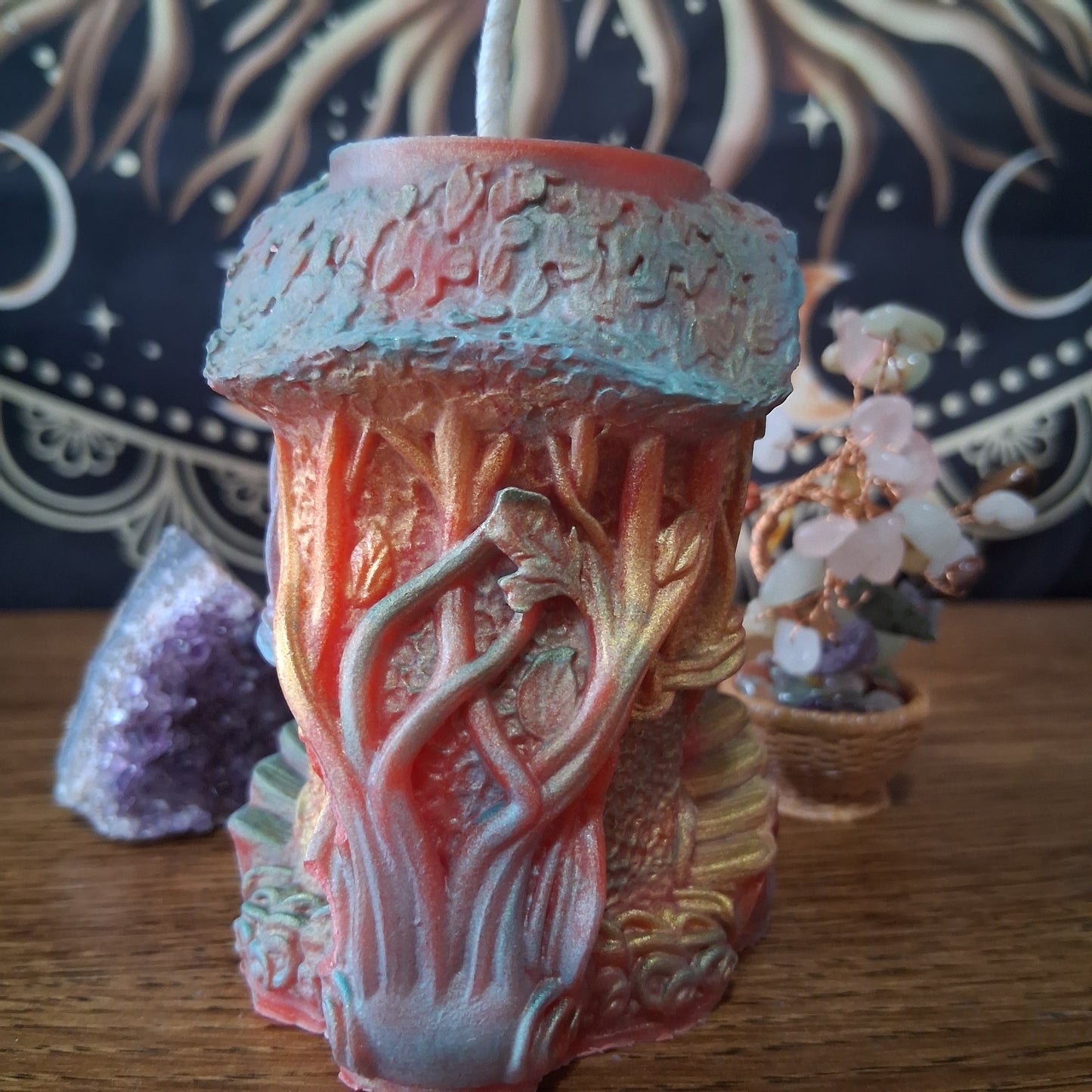 The Fae's Gingerbread Getaway Treehouse Candle