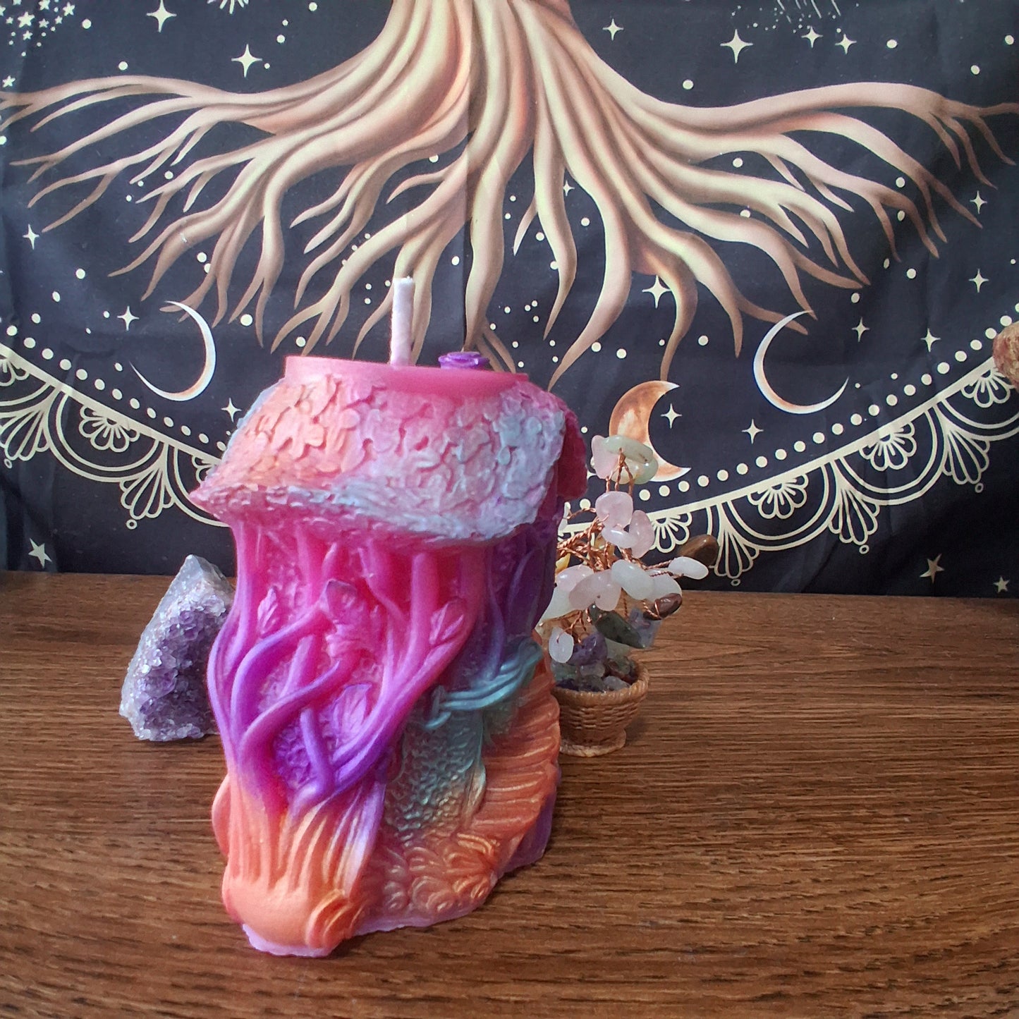 Rainbow Fae's Hidaway Treehouse Candle