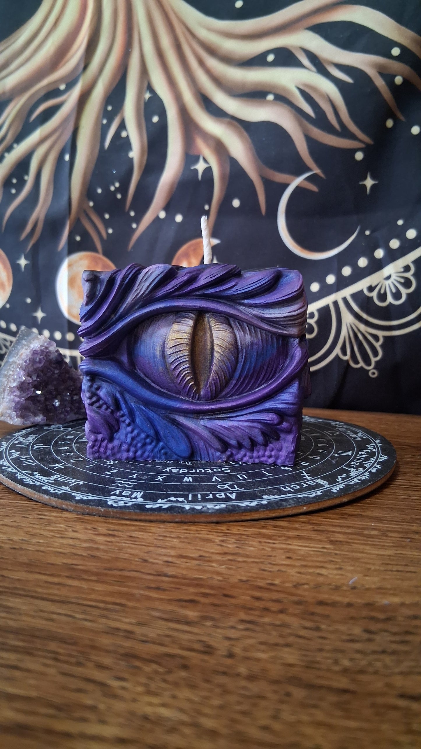 Amethyst Fyre Elixir Dragon Eye Pillar