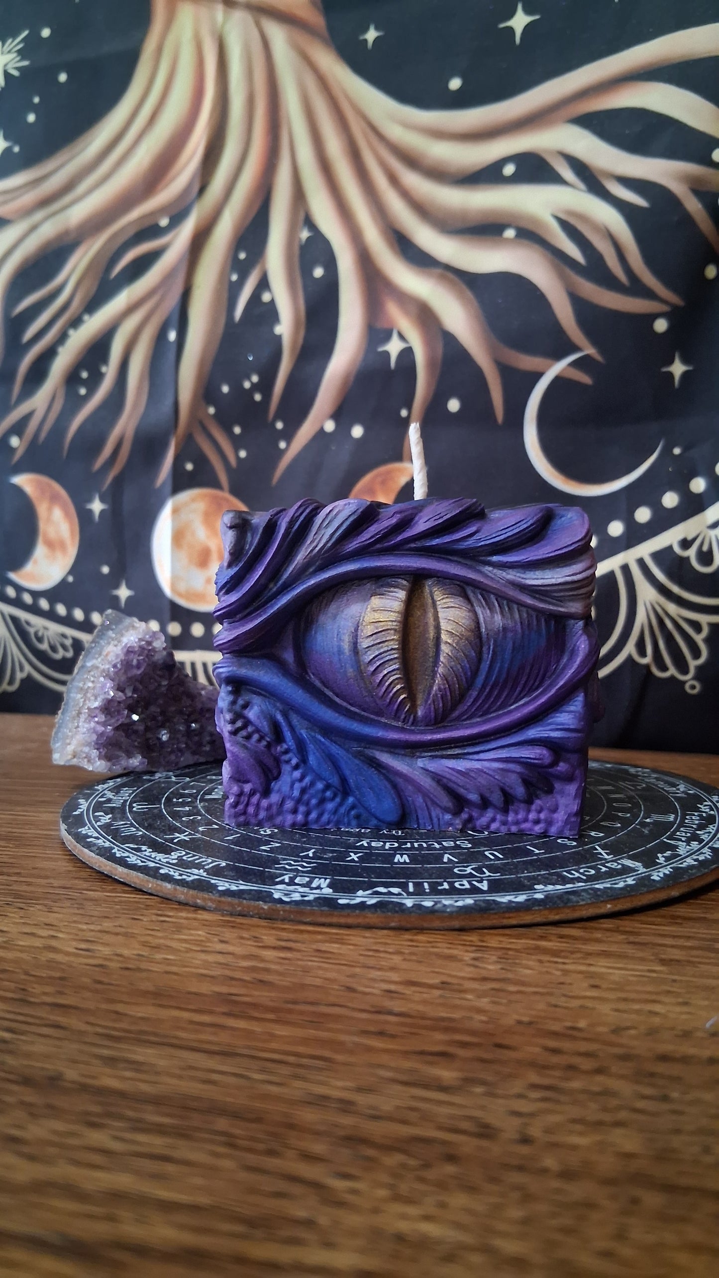 Amethyst Fyre Elixir Dragon Eye Pillar
