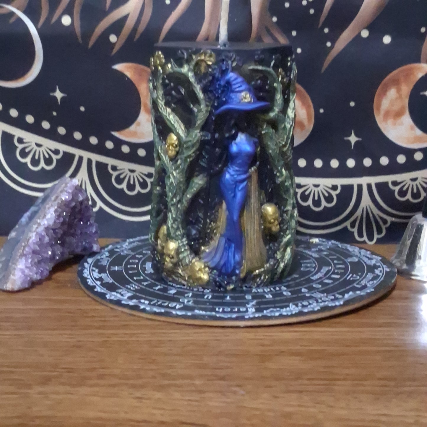 Artemis Goddess of the Hunt Ritual Witch Pillar Candle