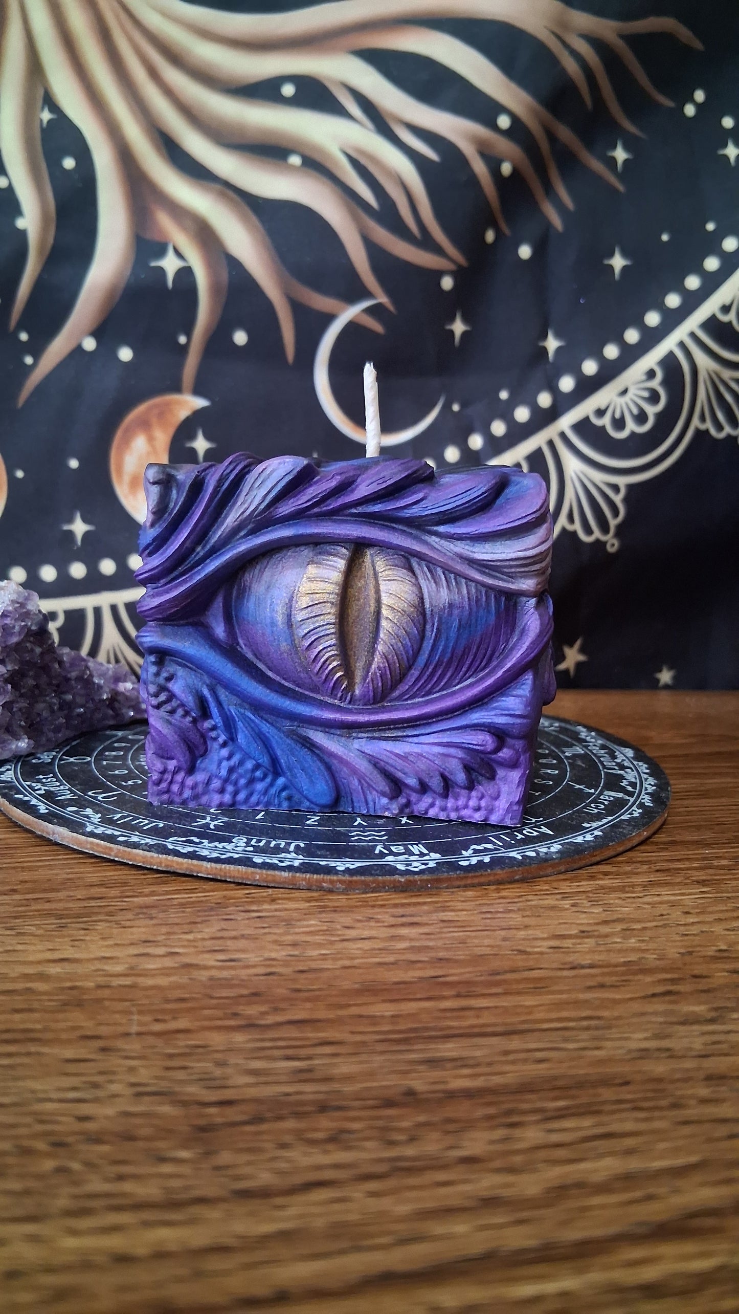 Amethyst Fyre Elixir Dragon Eye Pillar