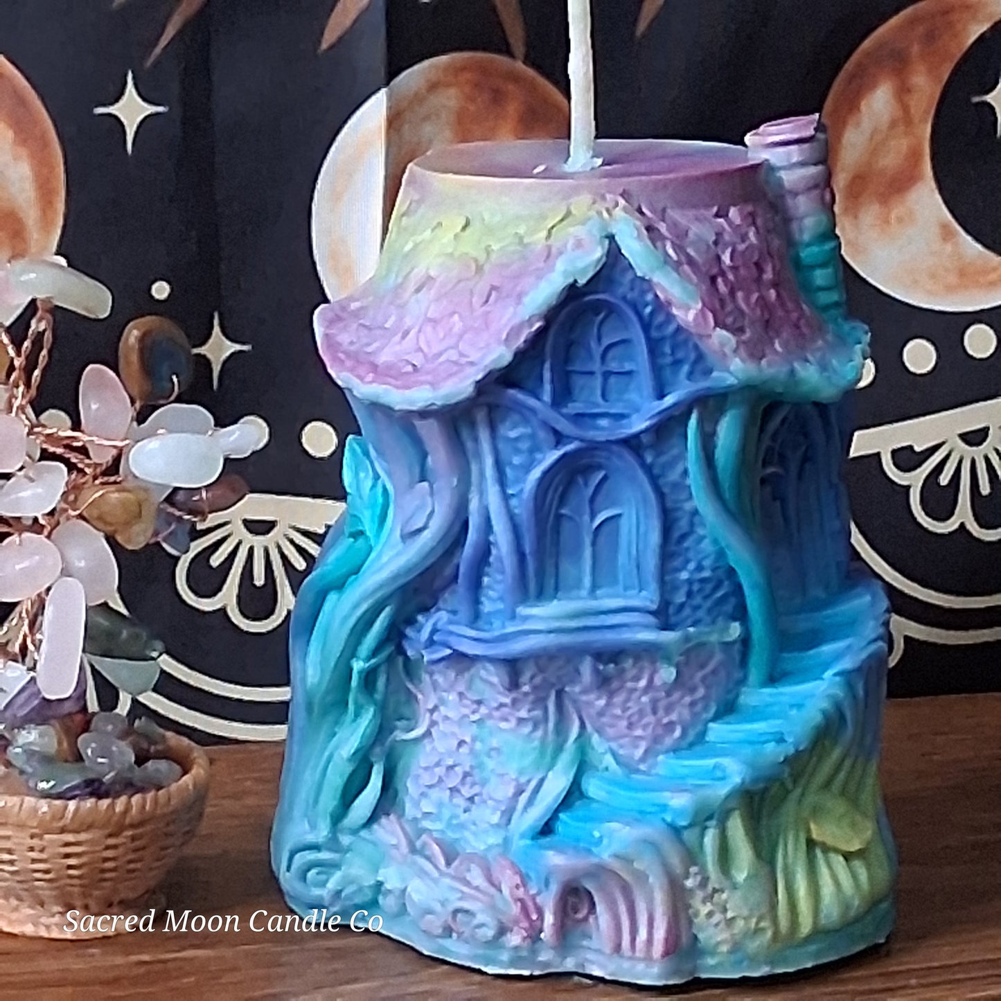 Rainbow Sherbert Sweet Blossom Scented Treehouse Candle