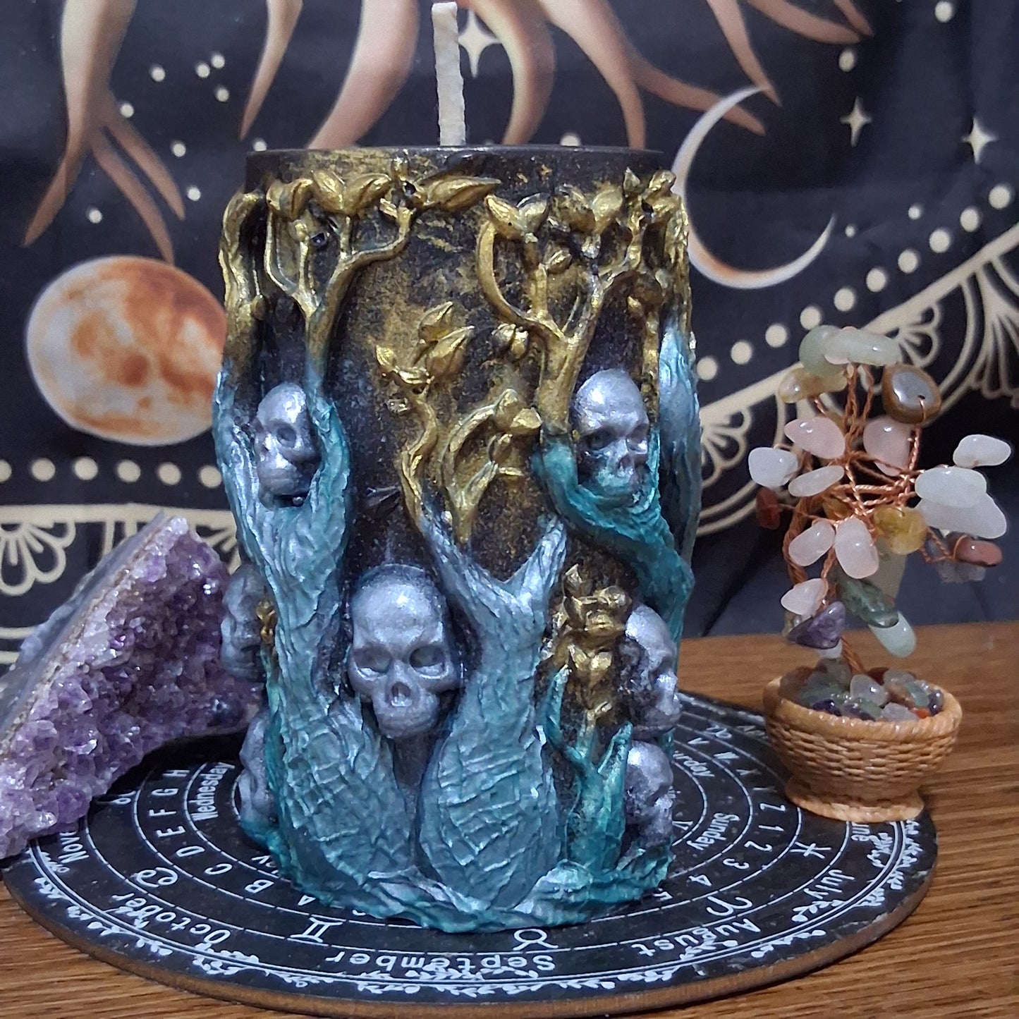 Aphrodite's Cove Witch Pillar Ritual Candle