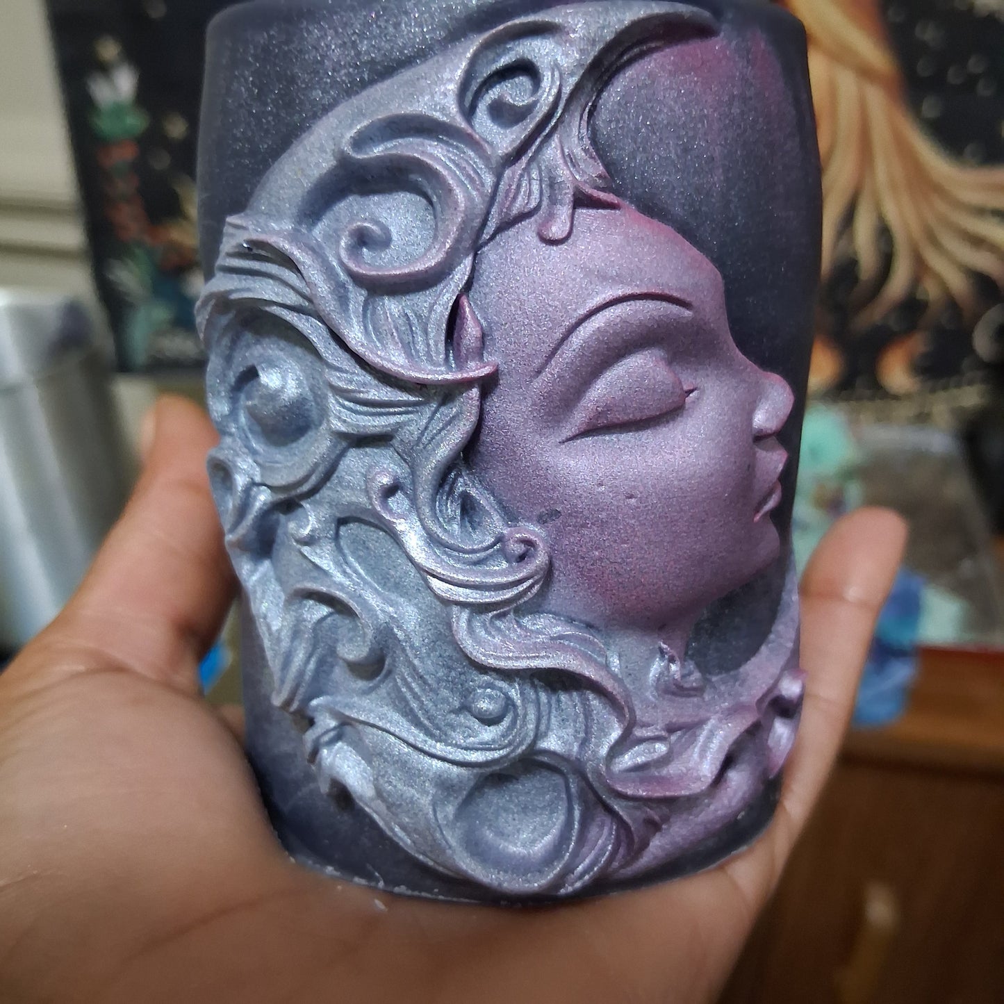 Diana's Light Moon Goddess Fertility Spell Candle