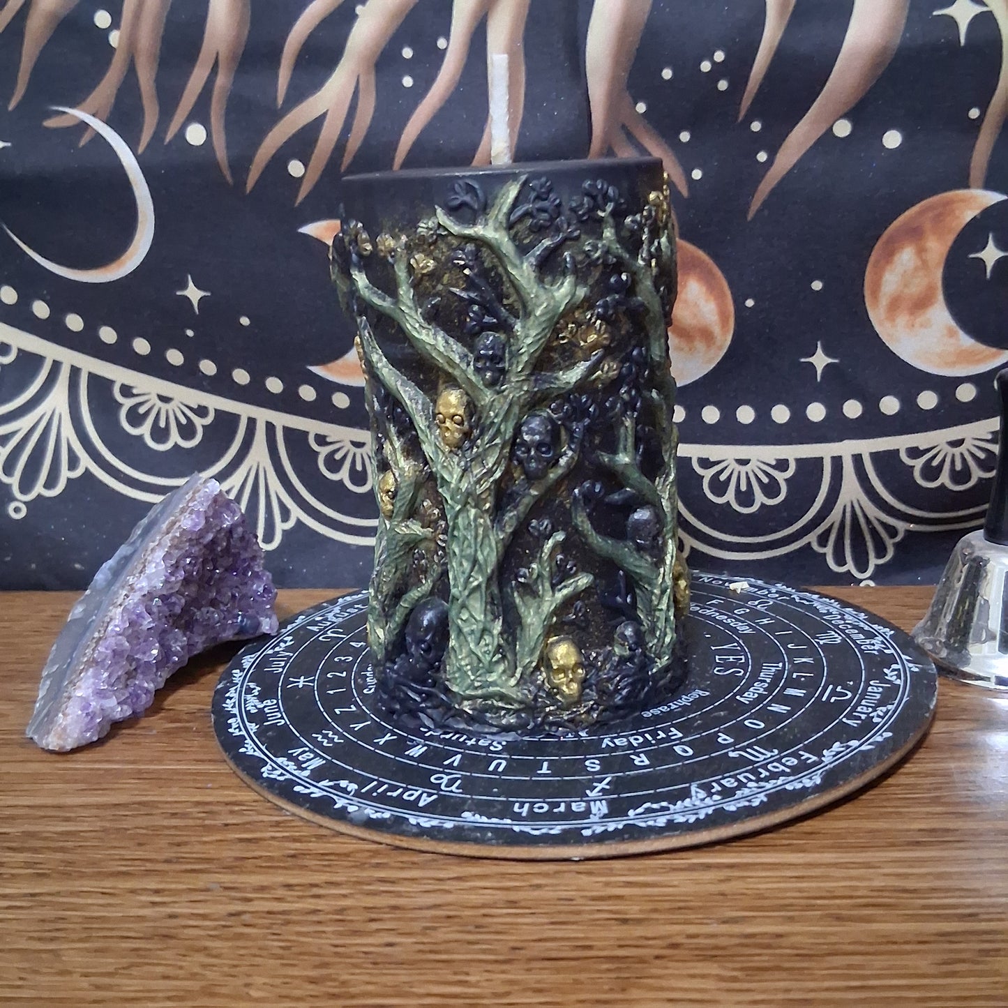 Artemis Goddess of the Hunt Ritual Witch Pillar Candle