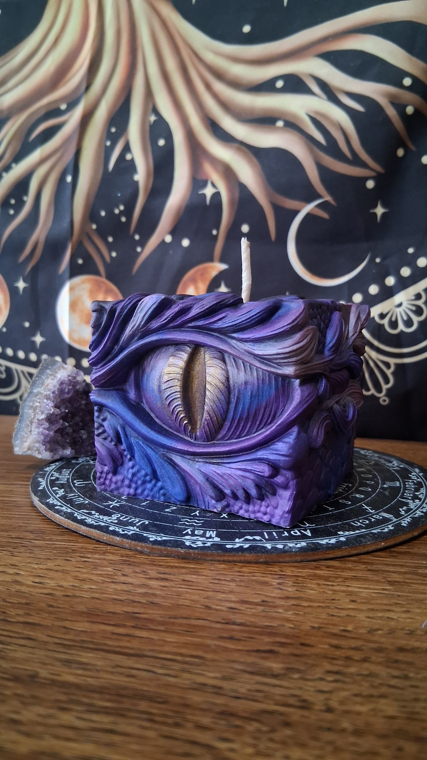 Amethyst Fyre Elixir Dragon Eye Pillar