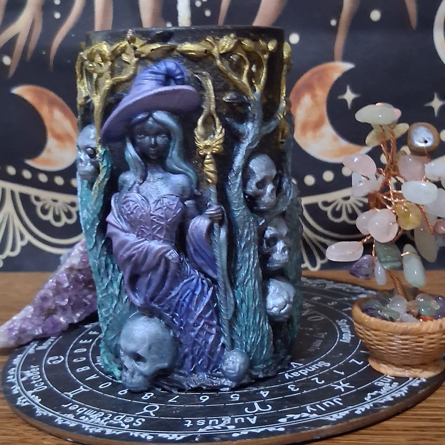 Aphrodite's Cove Witch Pillar Ritual Candle