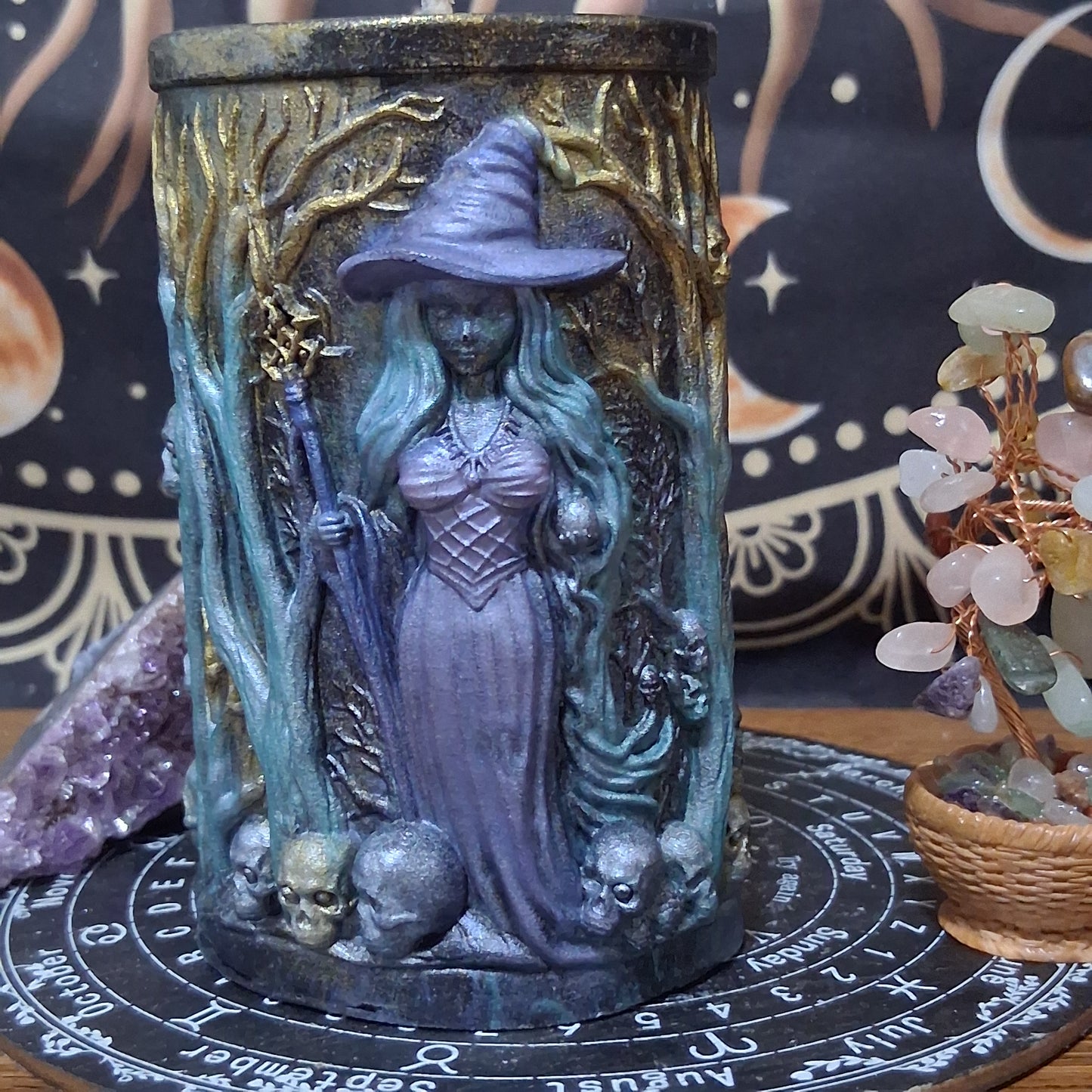 Aphrodite's Cove Witch Pillar Ritual Candle