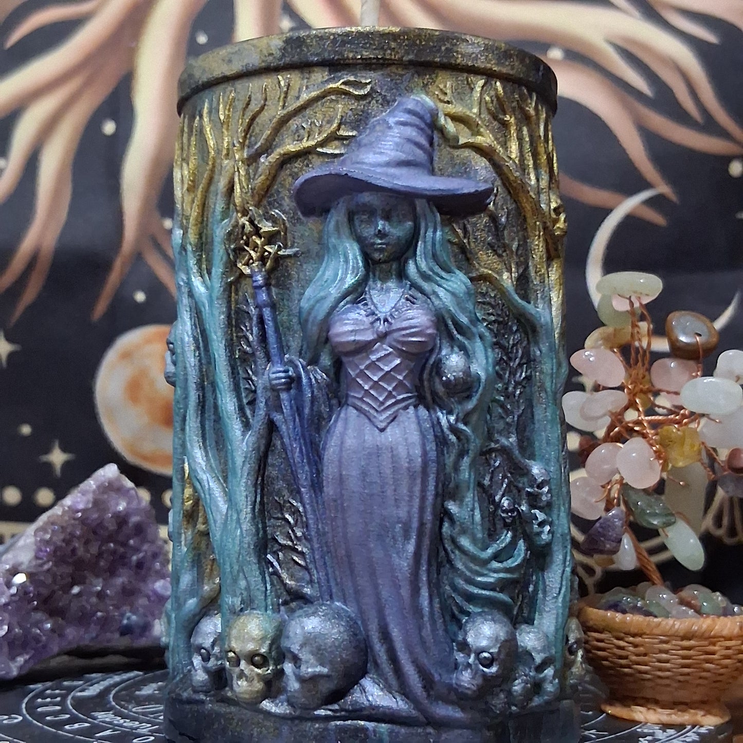 Aphrodite's Cove Witch Pillar Ritual Candle