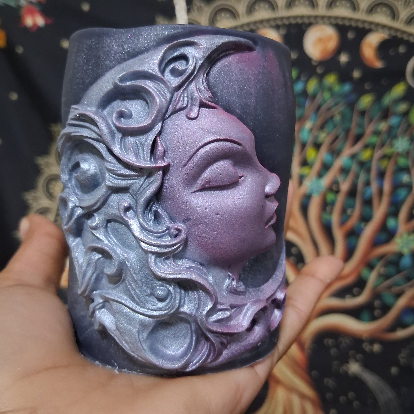 Diana's Light Moon Goddess Fertility Spell Candle