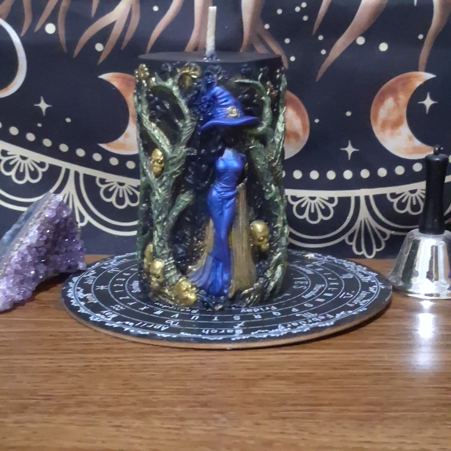 Artemis Goddess of the Hunt Ritual Witch Pillar Candle