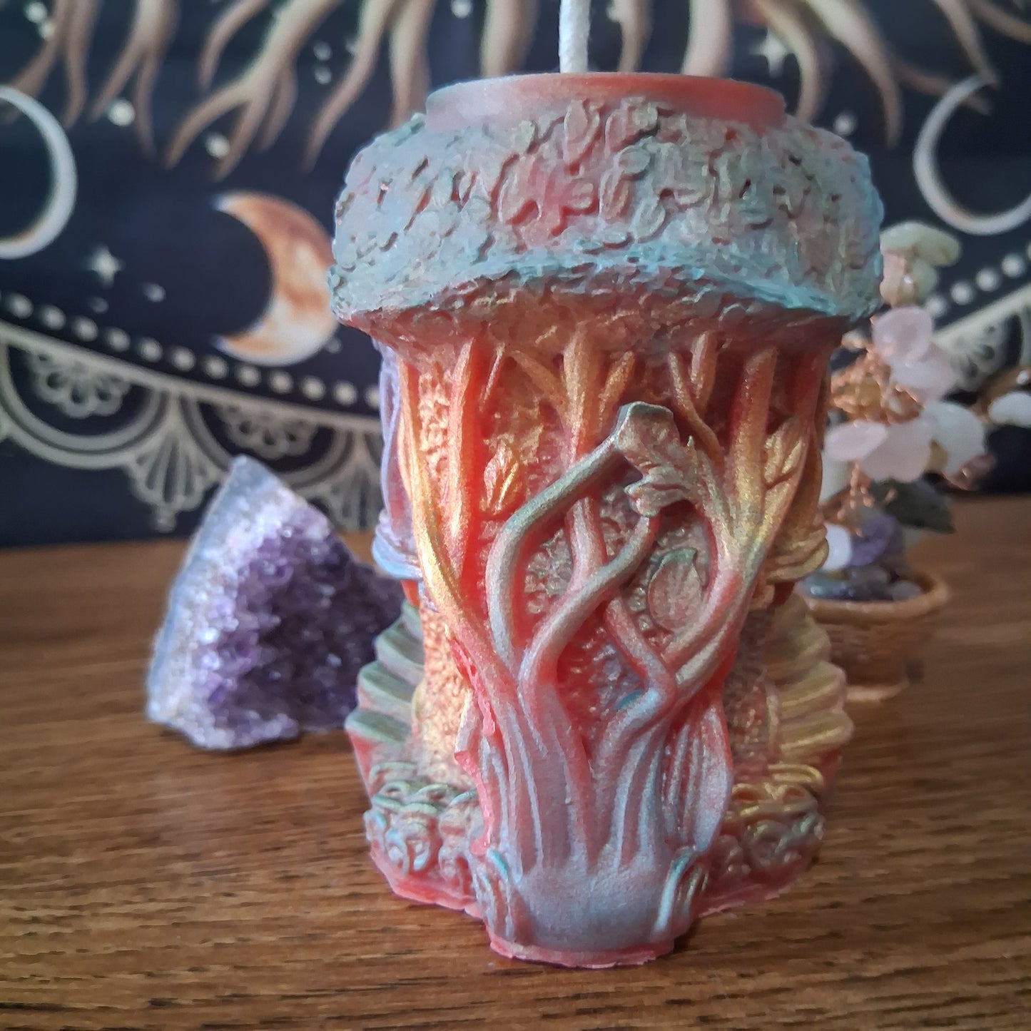 The Fae's Gingerbread Getaway Treehouse Candle