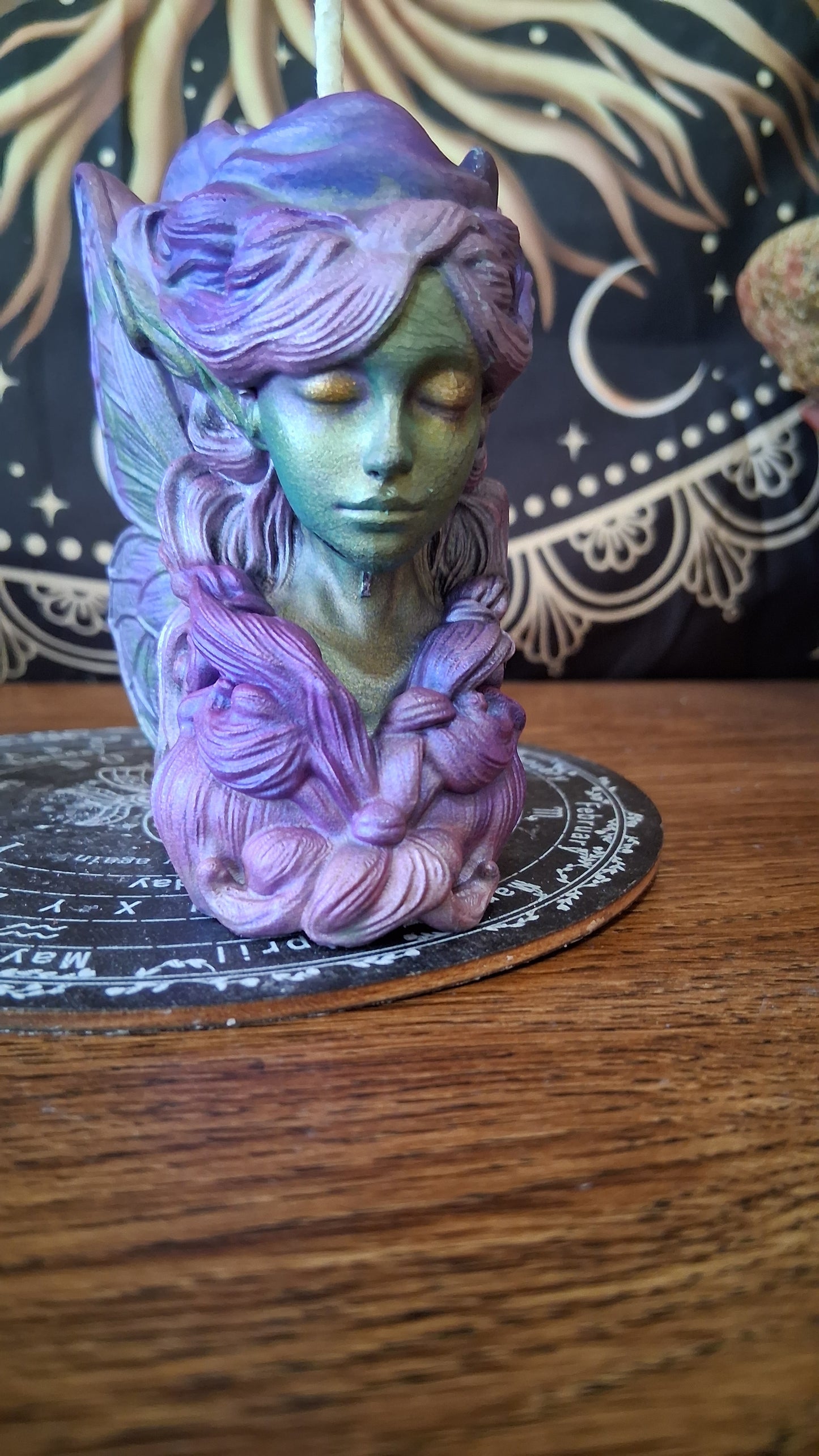 Absinthe Fairy Pillar Candle