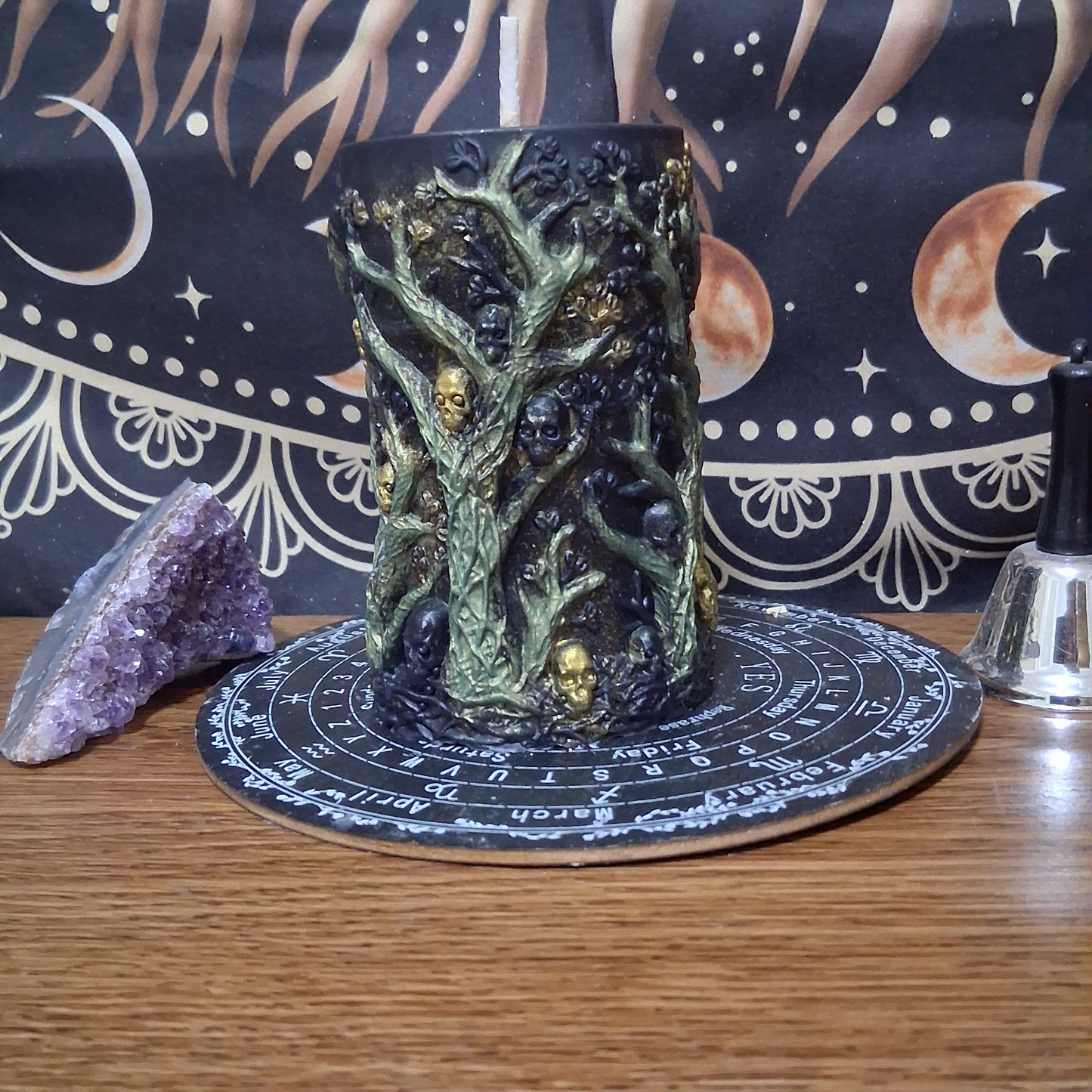 Artemis Goddess of the Hunt Ritual Witch Pillar Candle