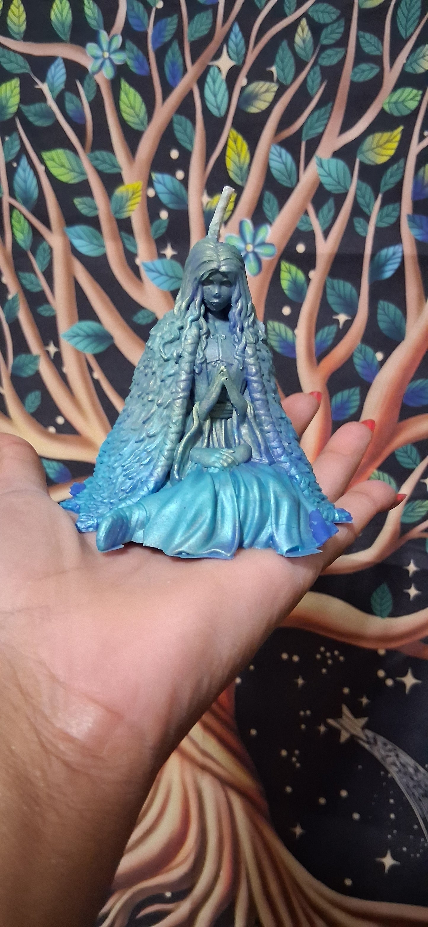 Yemaya's Embrace Praying Goddess Ritual Candle
