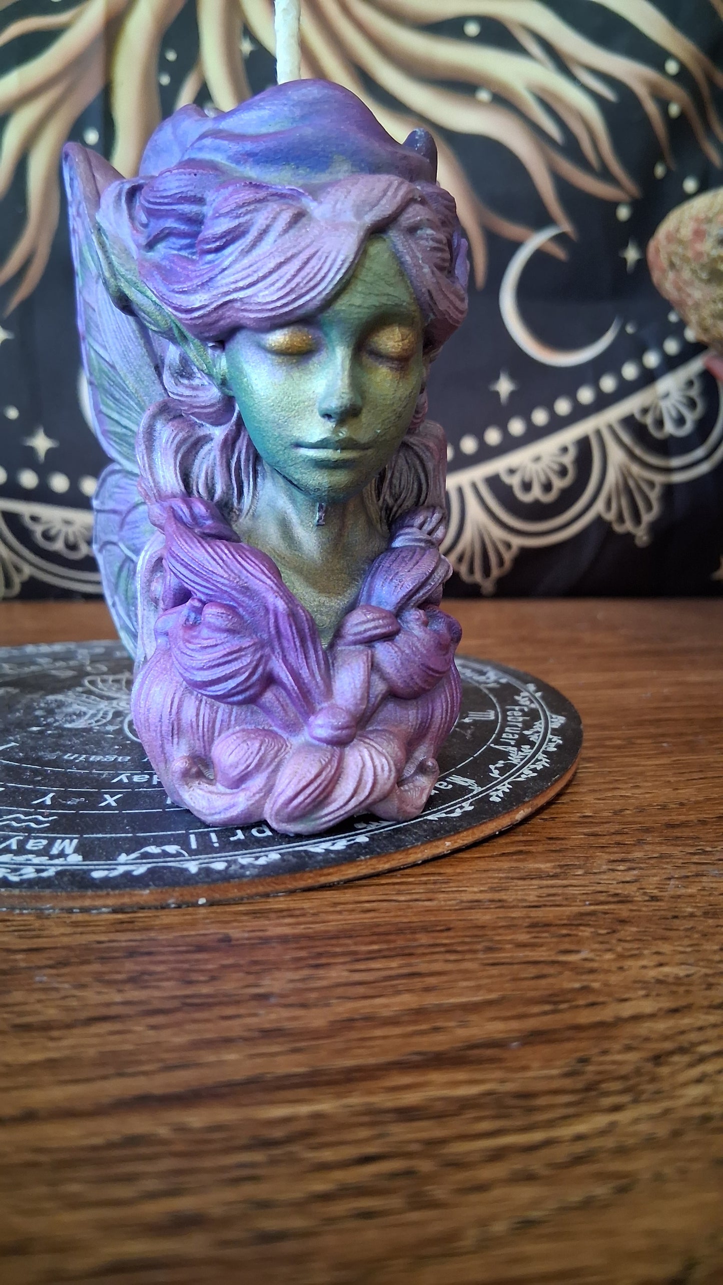 Absinthe Fairy Pillar Candle