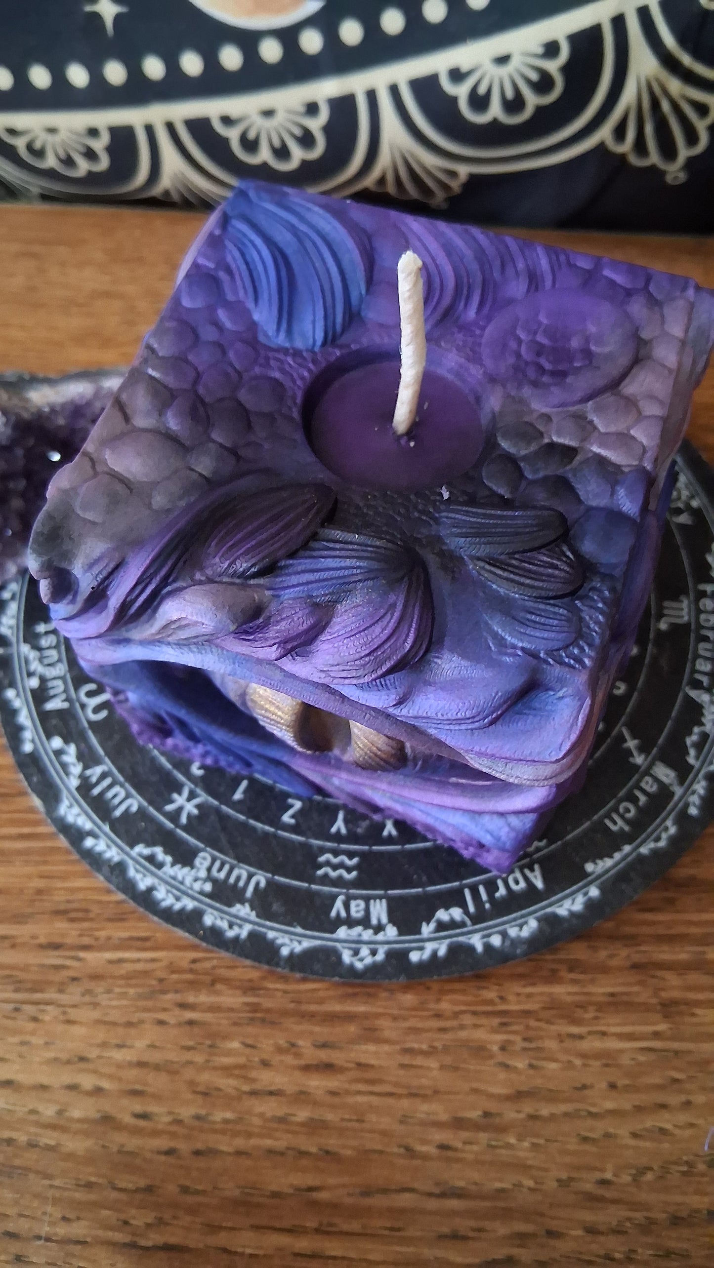 Amethyst Fyre Elixir Dragon Eye Pillar