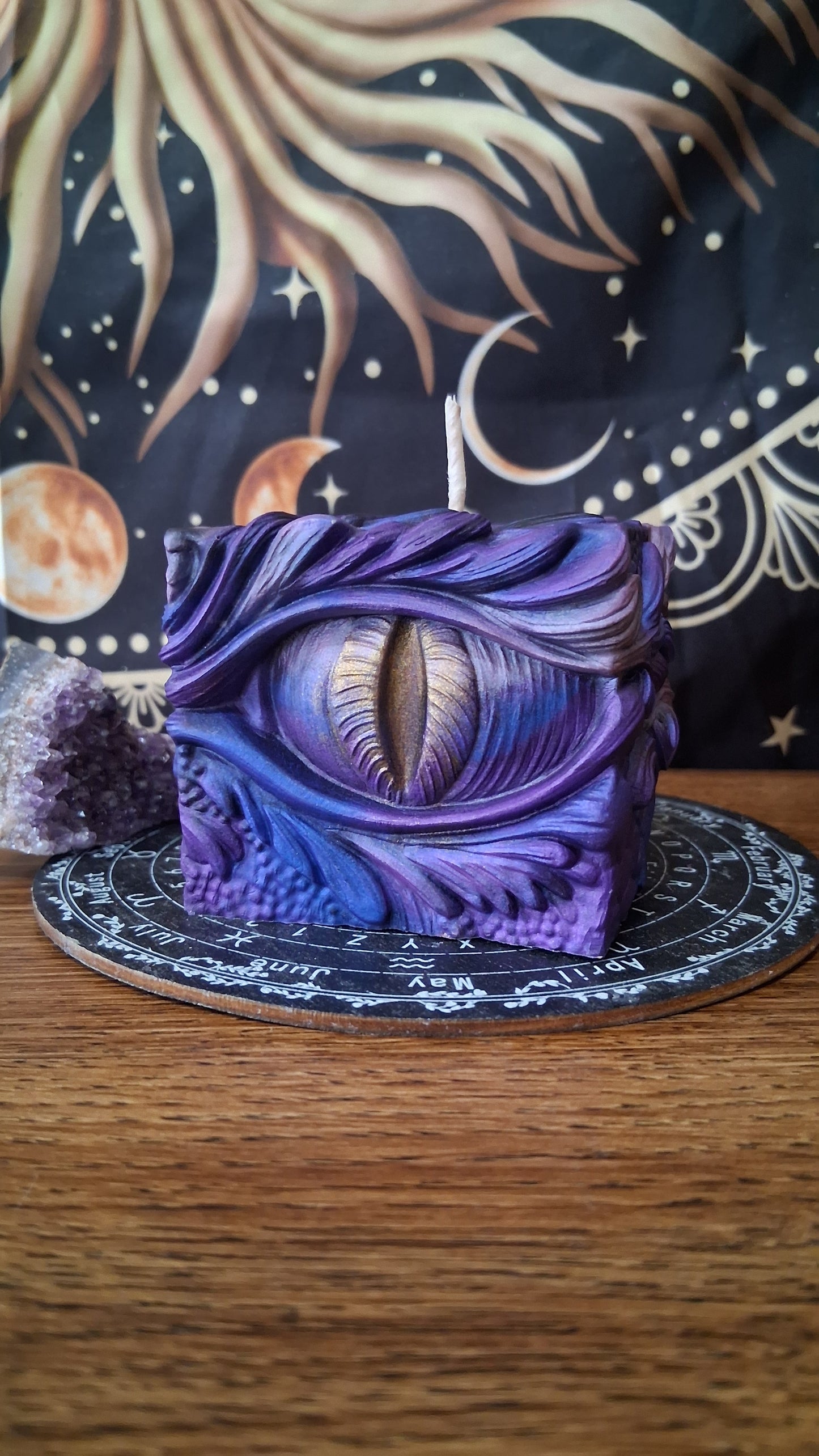 Amethyst Fyre Elixir Dragon Eye Pillar