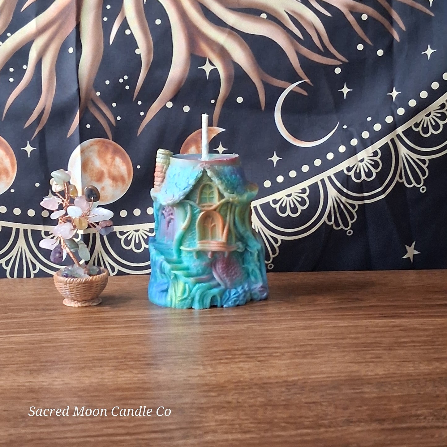 Rainbow Sherbert Sweet Blossom Scented Treehouse Candle