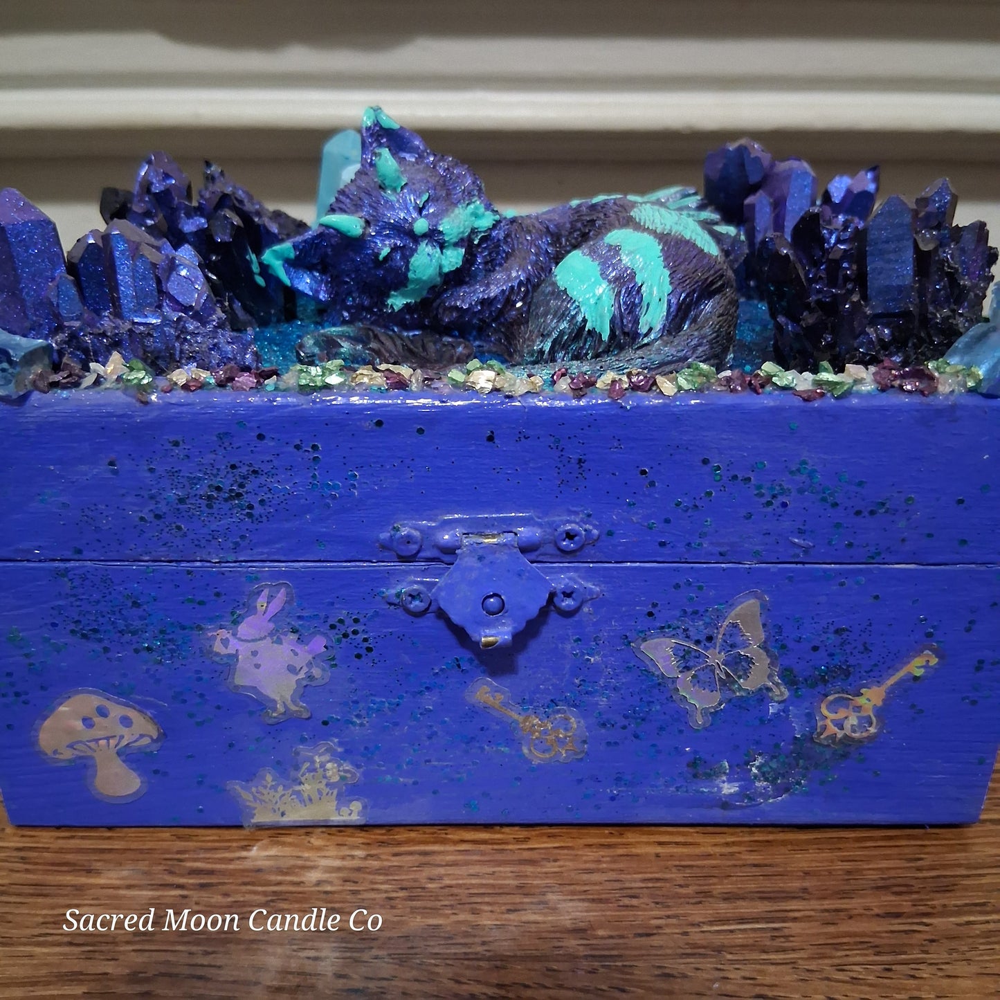 Blue Cat Dragon Apothecary Box