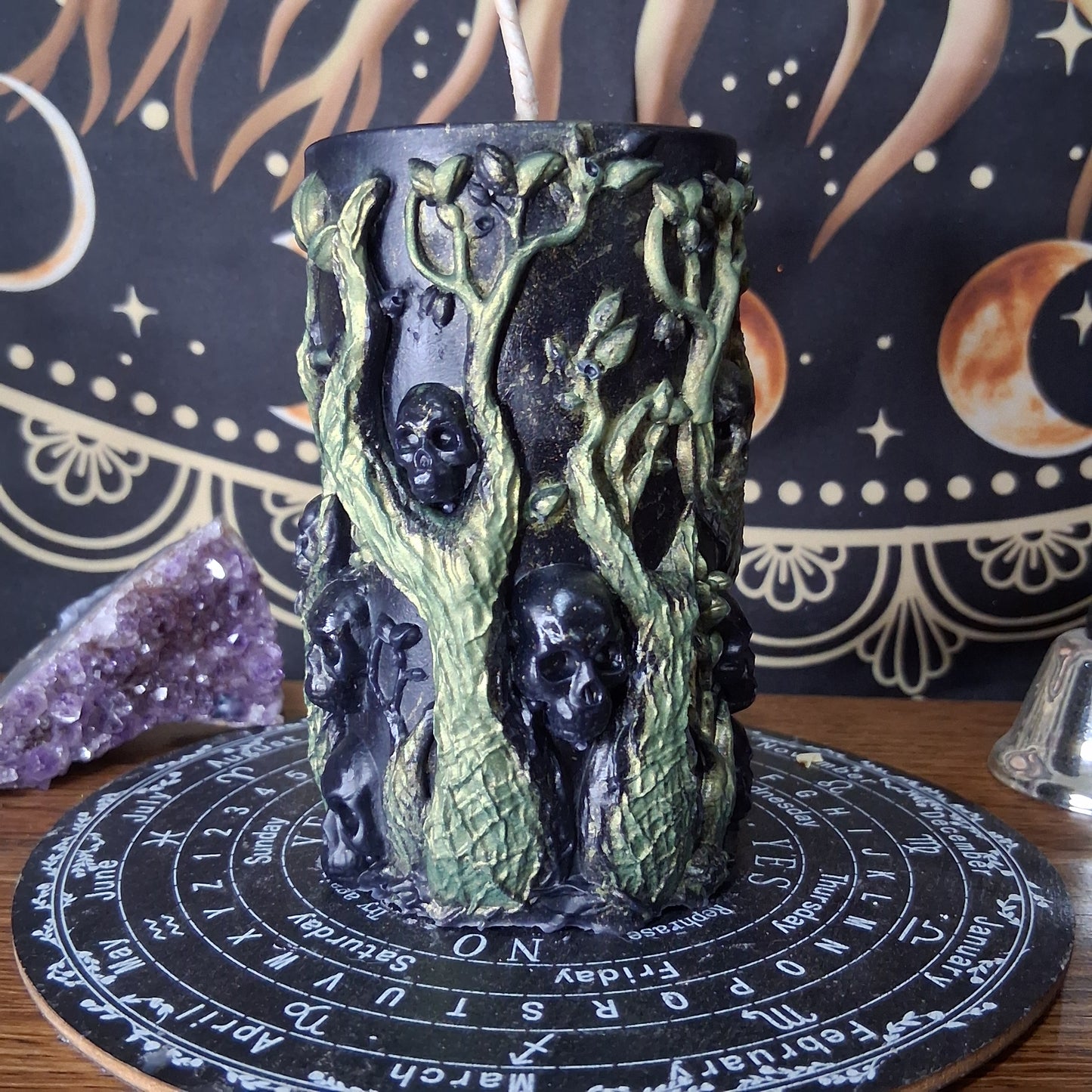 Artemis Goddess of the Hunt Ritual Witch Pillar Candle