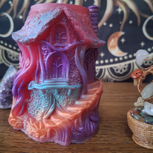 Rainbow Fae's Hidaway Treehouse Candle