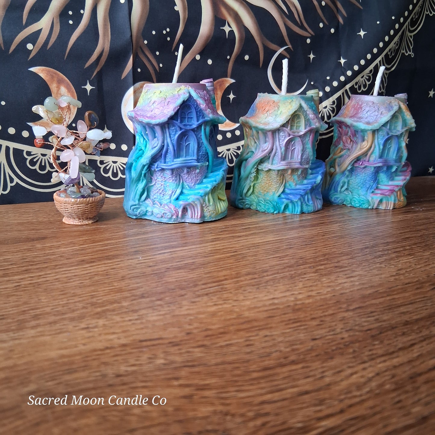 Rainbow Sherbert Sweet Blossom Scented Treehouse Candle