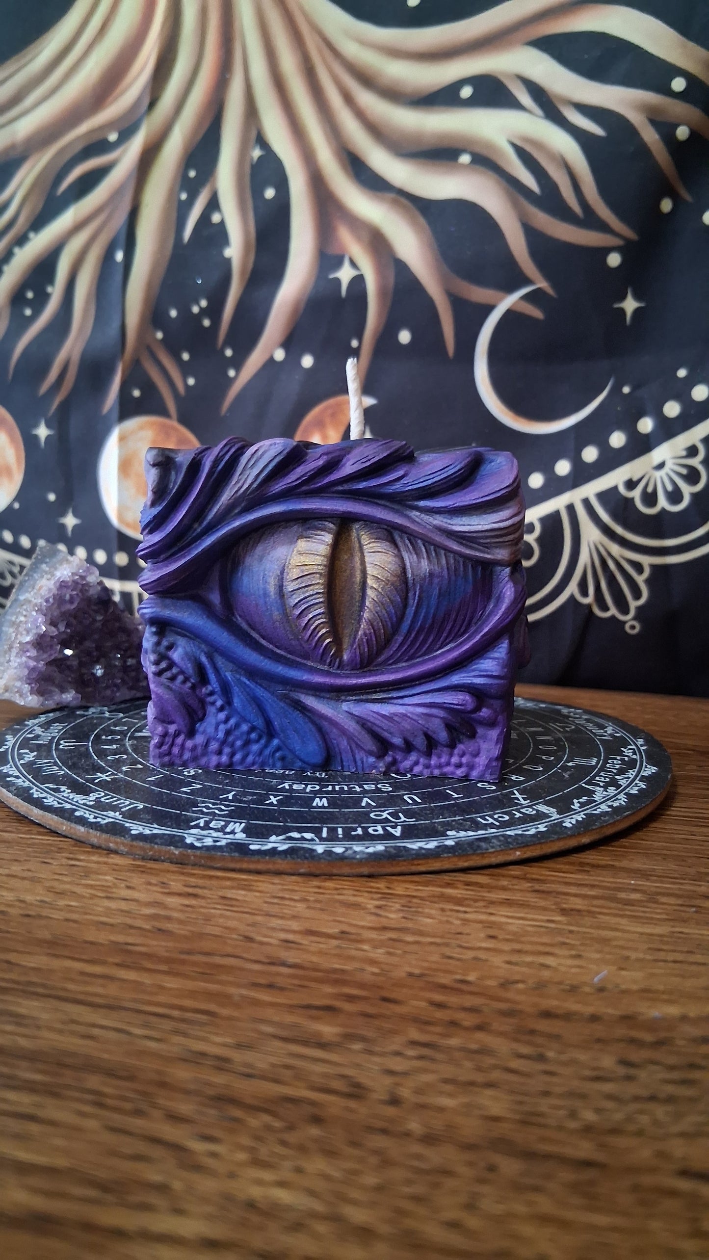 Amethyst Fyre Elixir Dragon Eye Pillar