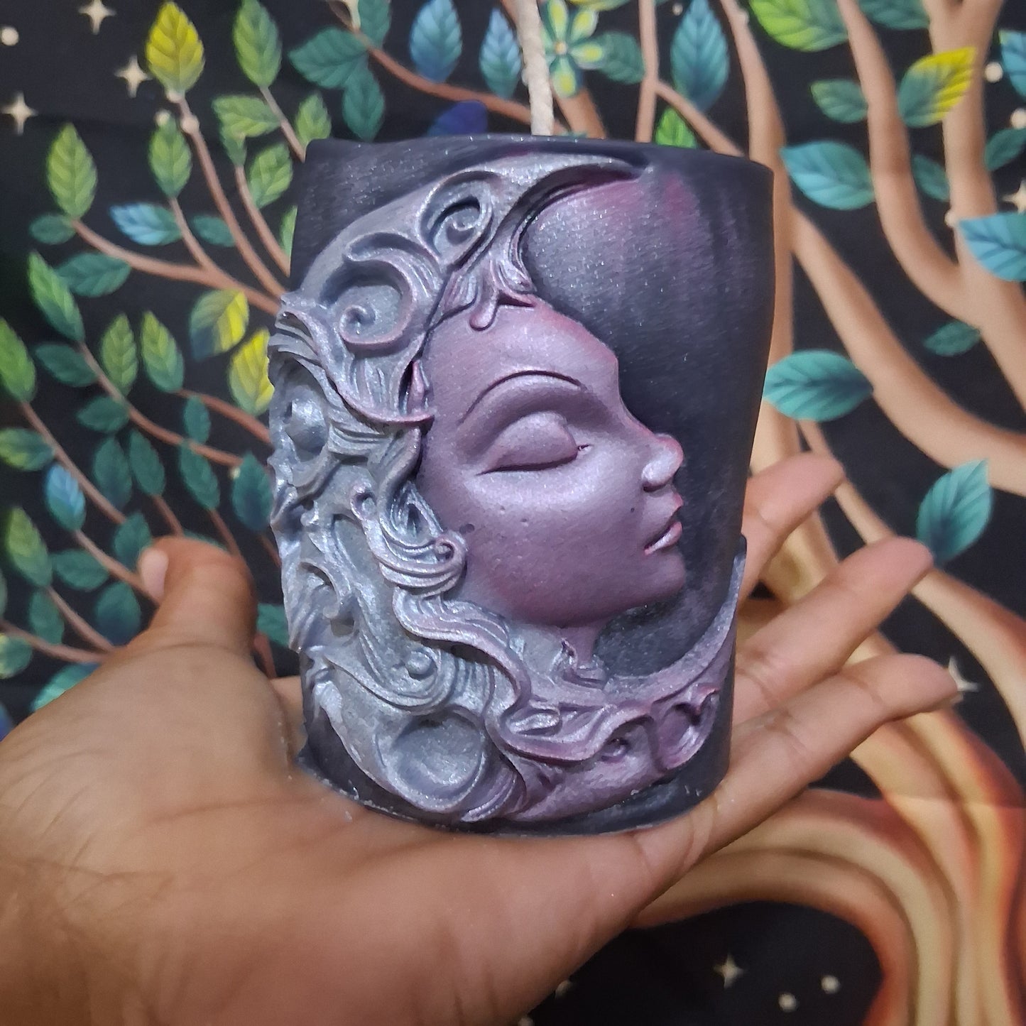 Diana's Light Moon Goddess Fertility Spell Candle