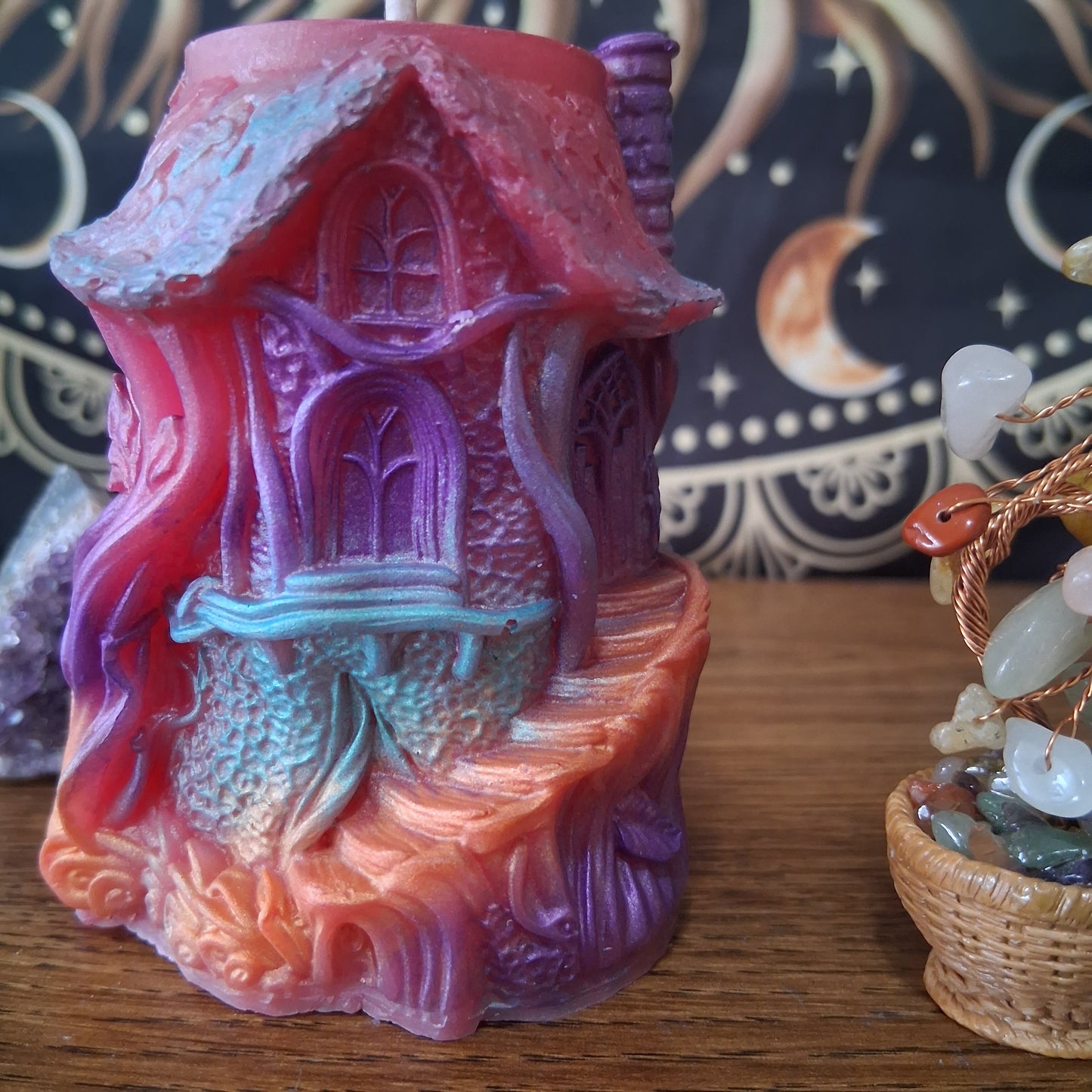 Rainbow Fae's Hidaway Treehouse Candle